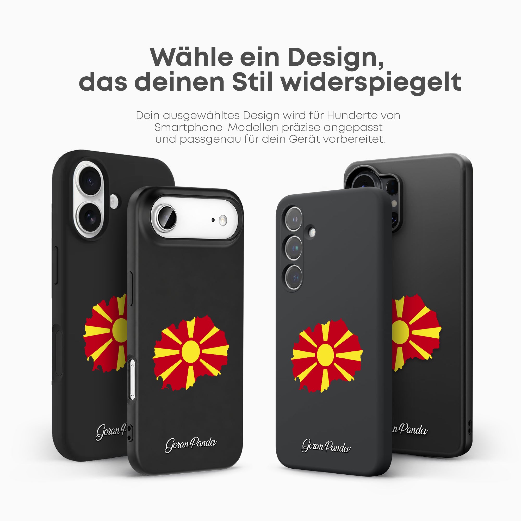 Handyhüllen mit Flagge - Mazedonien - 1instaphone