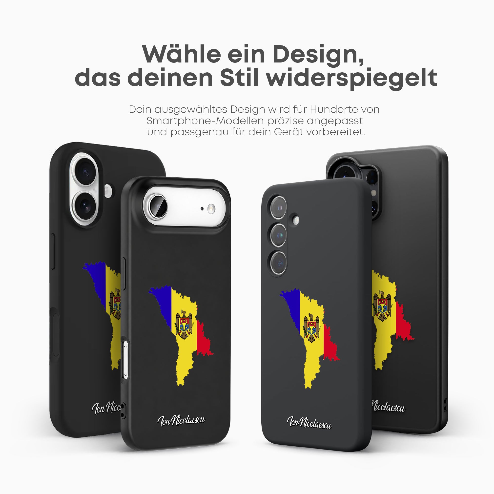 Handyhüllen mit Flagge - Moldawien - 1instaphone