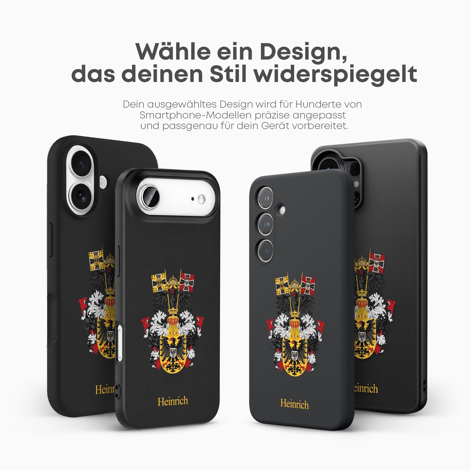 Handyhülle mit Emblem des Deutschen Kaiserreichs - 1instaphone