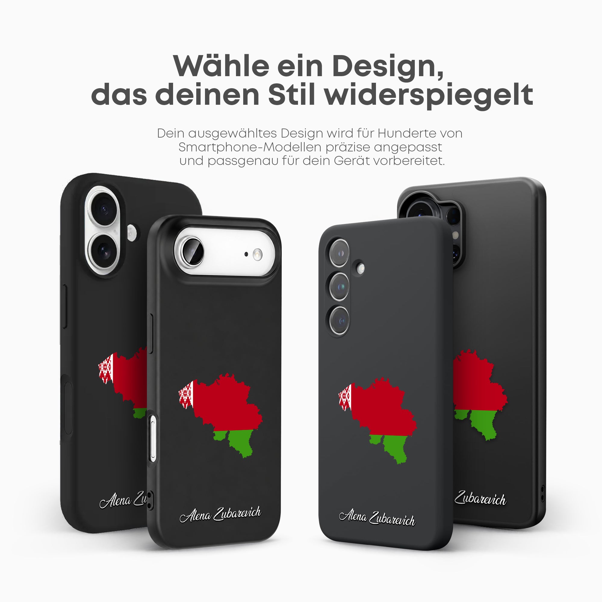 Handyhüllen mit Flagge -WEISSRUSSLAND - 1instaphone