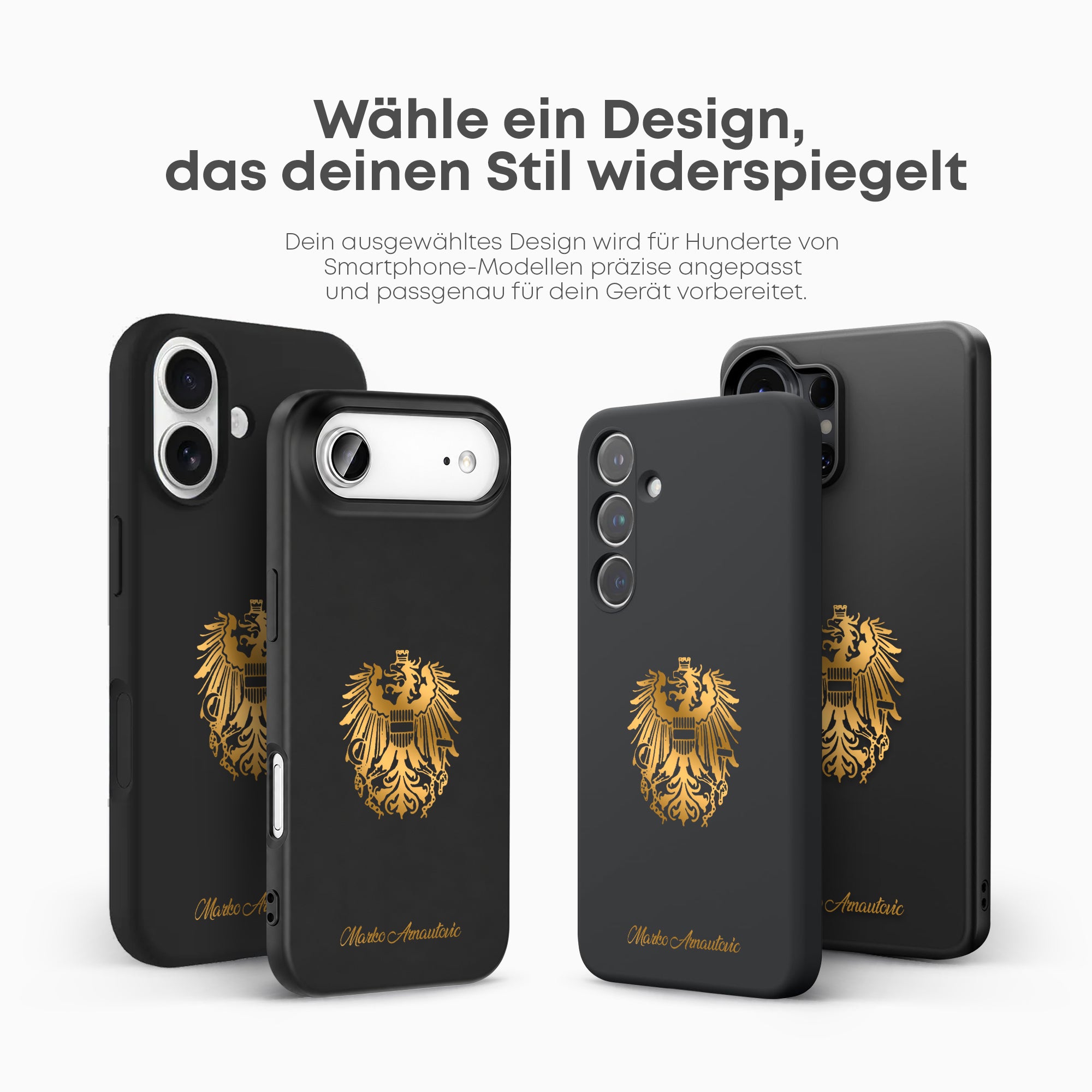Handyhülle mit Länderwappen - Österreich - 1instaphone