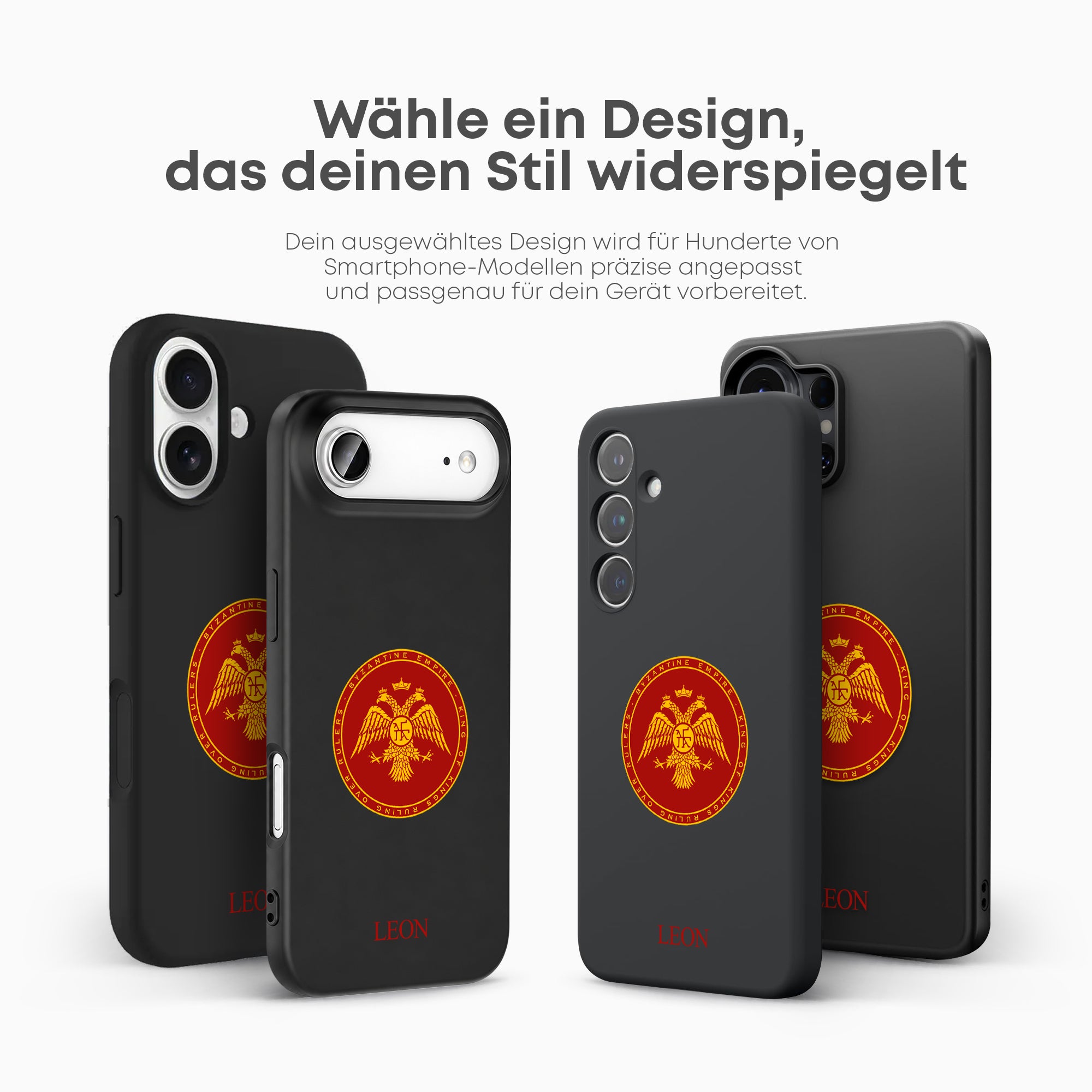 Personalisierte Byzantinisches Reich Handyhülle mit Namen - 1instaphone