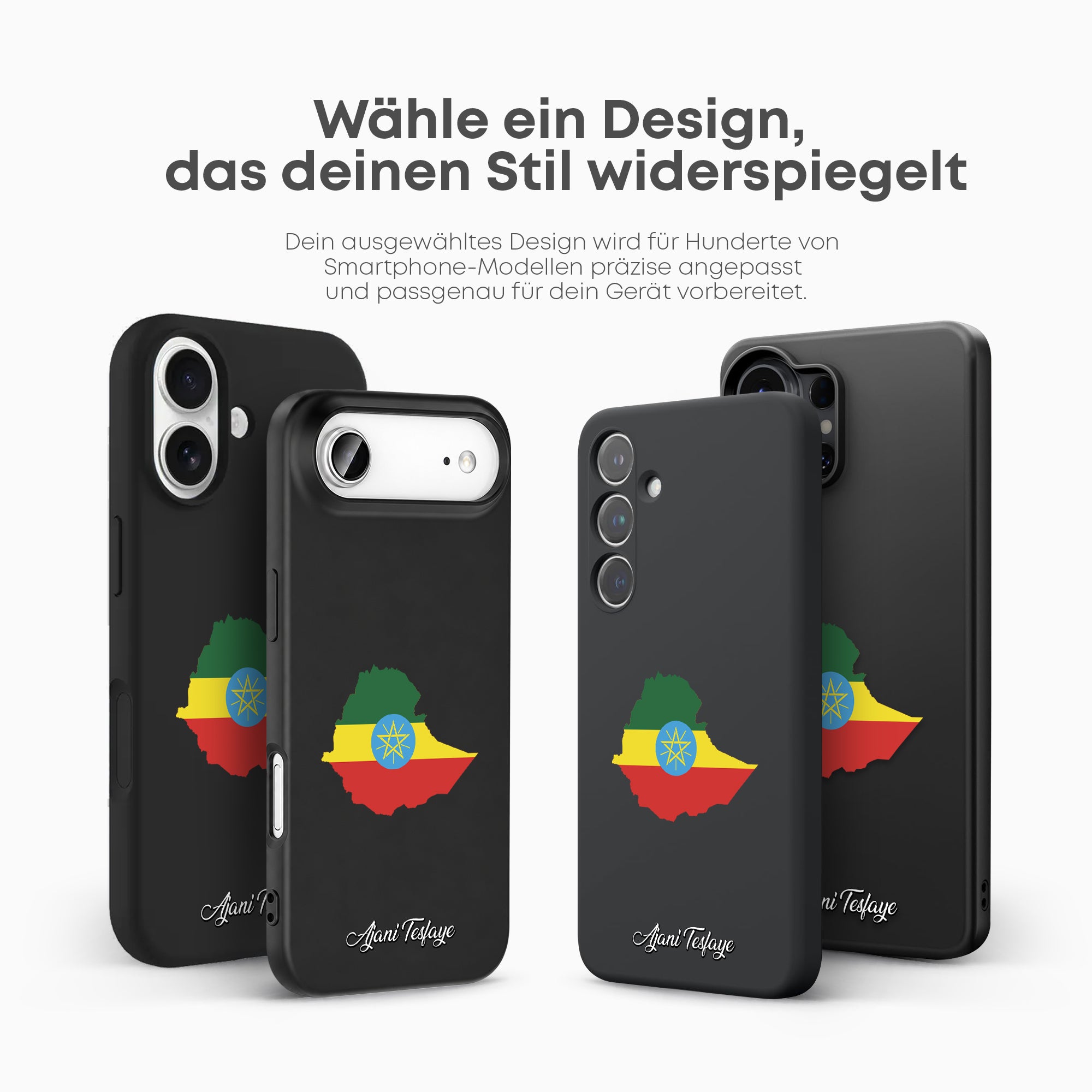 Handyhüllen mit Flagge - ÄTHIOPIEN - 1instaphone