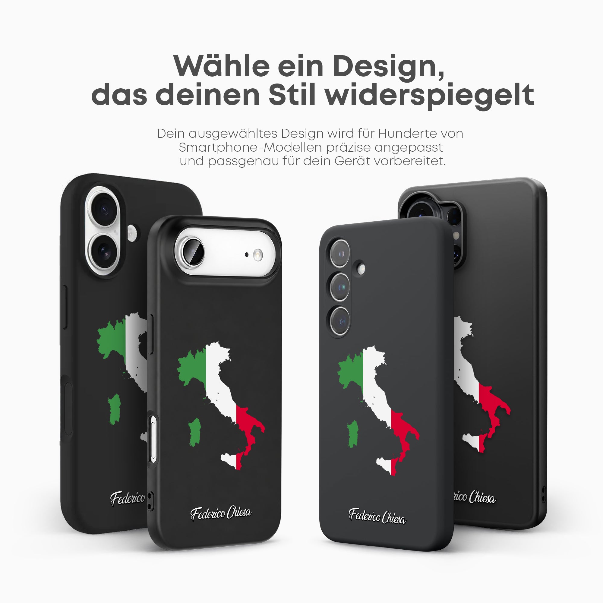 Handyhüllen mit Flagge - Italien - 1instaphone