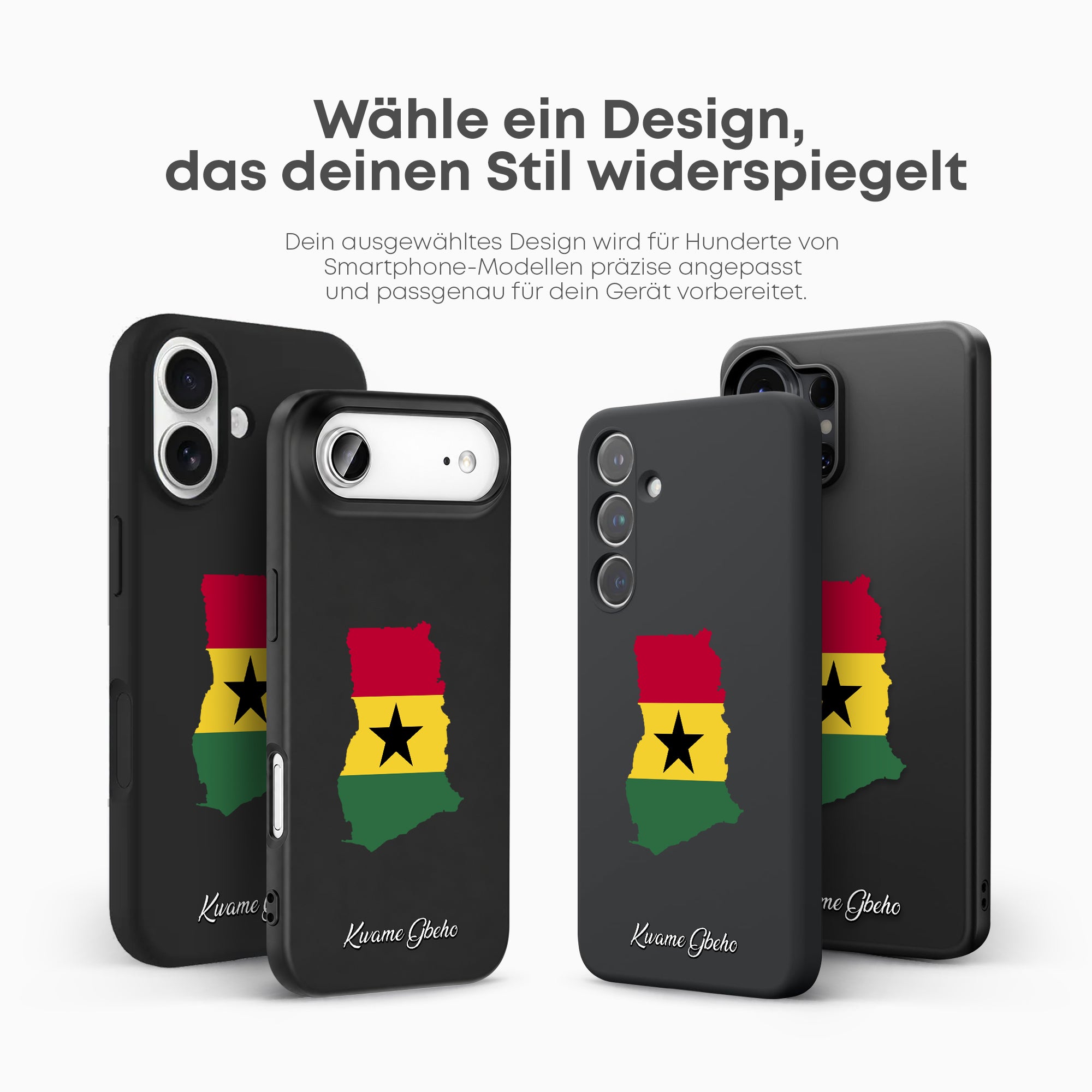 Handyhüllen mit Flagge - Ghana - 1instaphone