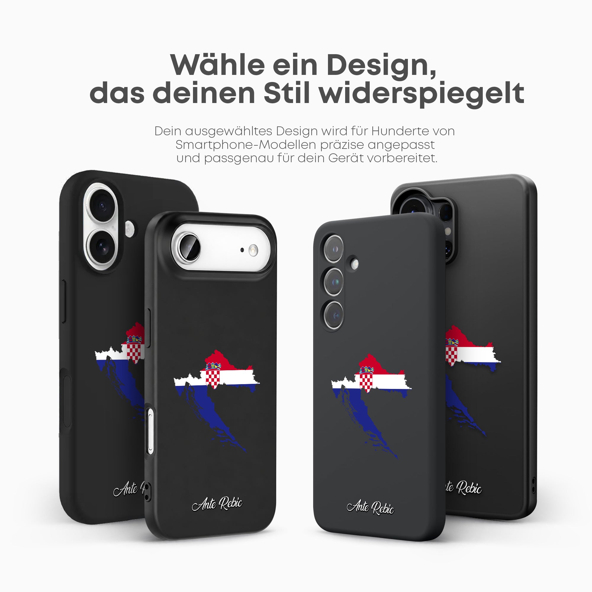 Handyhüllen mit Flagge - Kroatien - 1instaphone