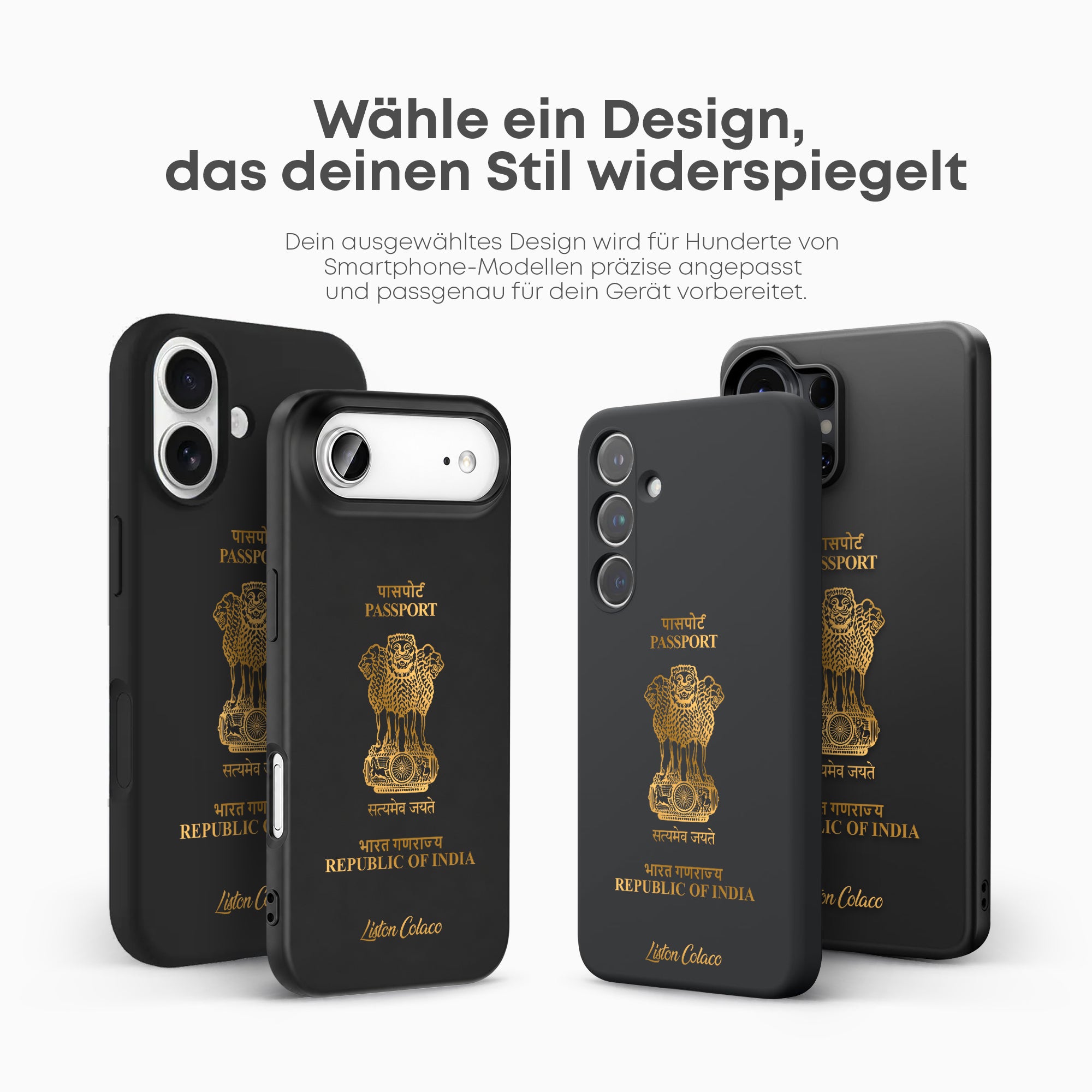 Handyhüllen mit Reisepass - Indien - 1instaphone