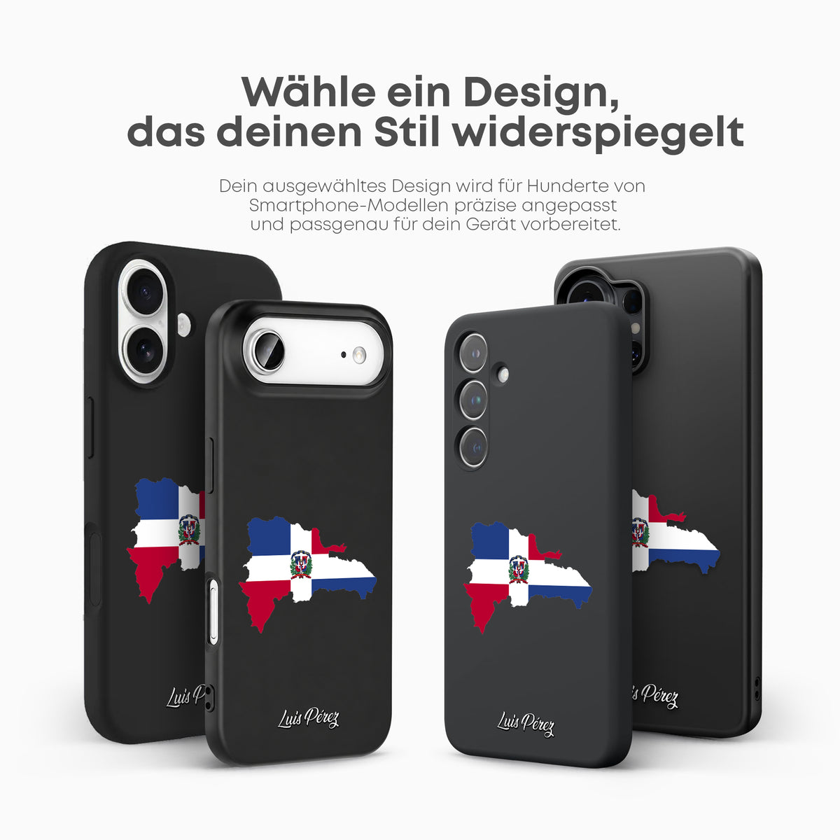 Handyhüllen mit Flagge - DOMINIKANISCHE REPUBLIK - 1instaphone