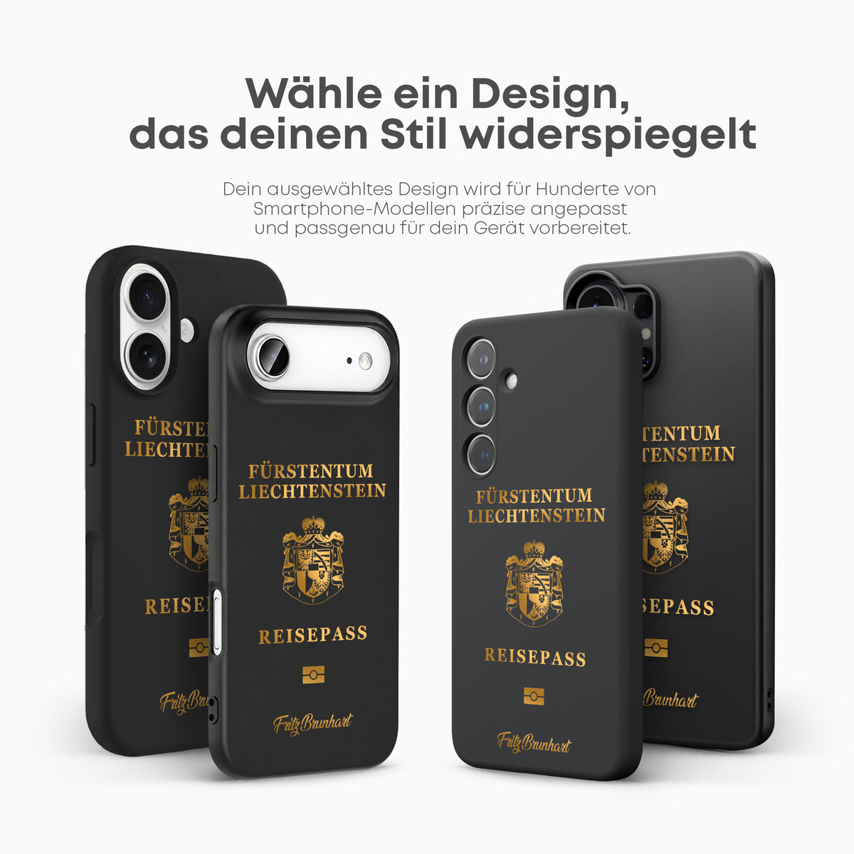Handyhüllen mit Reisepass - Liechtenstein - 1instaphone