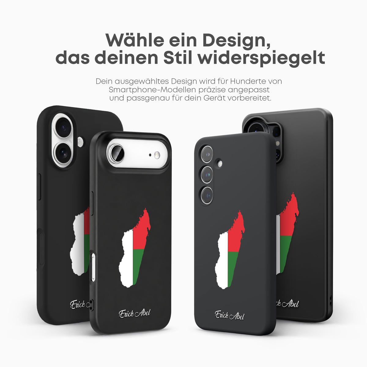 Handyhüllen mit Flagge - MADAGASKAR - 1instaphone