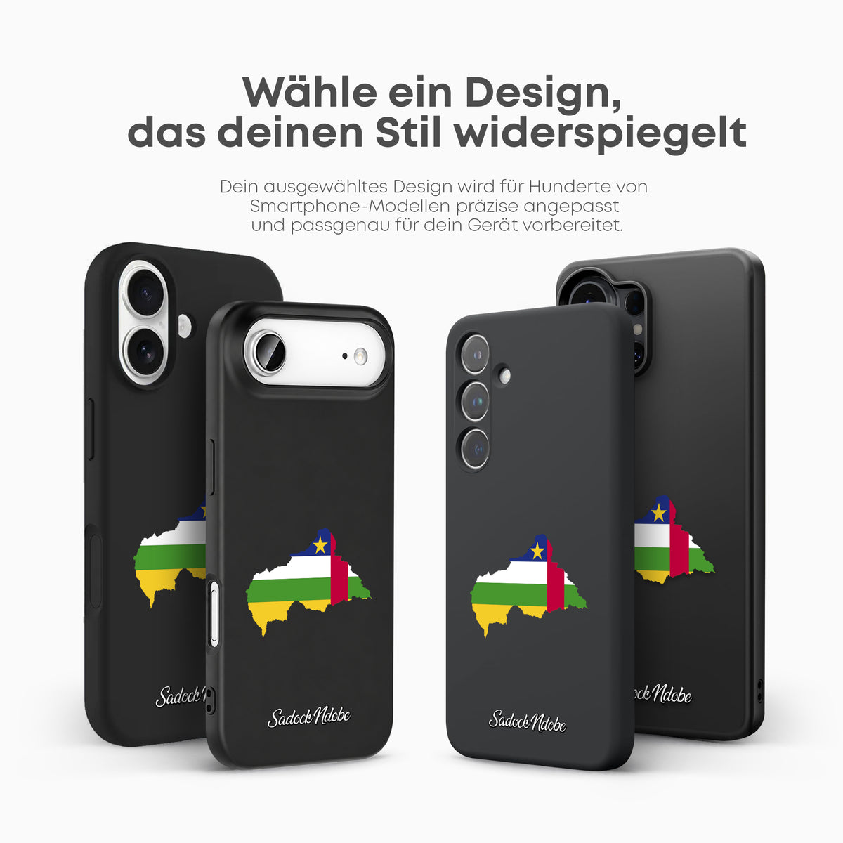 Handyhüllen mit Flagge - Zentralafrikanische Republik - 1instaphone