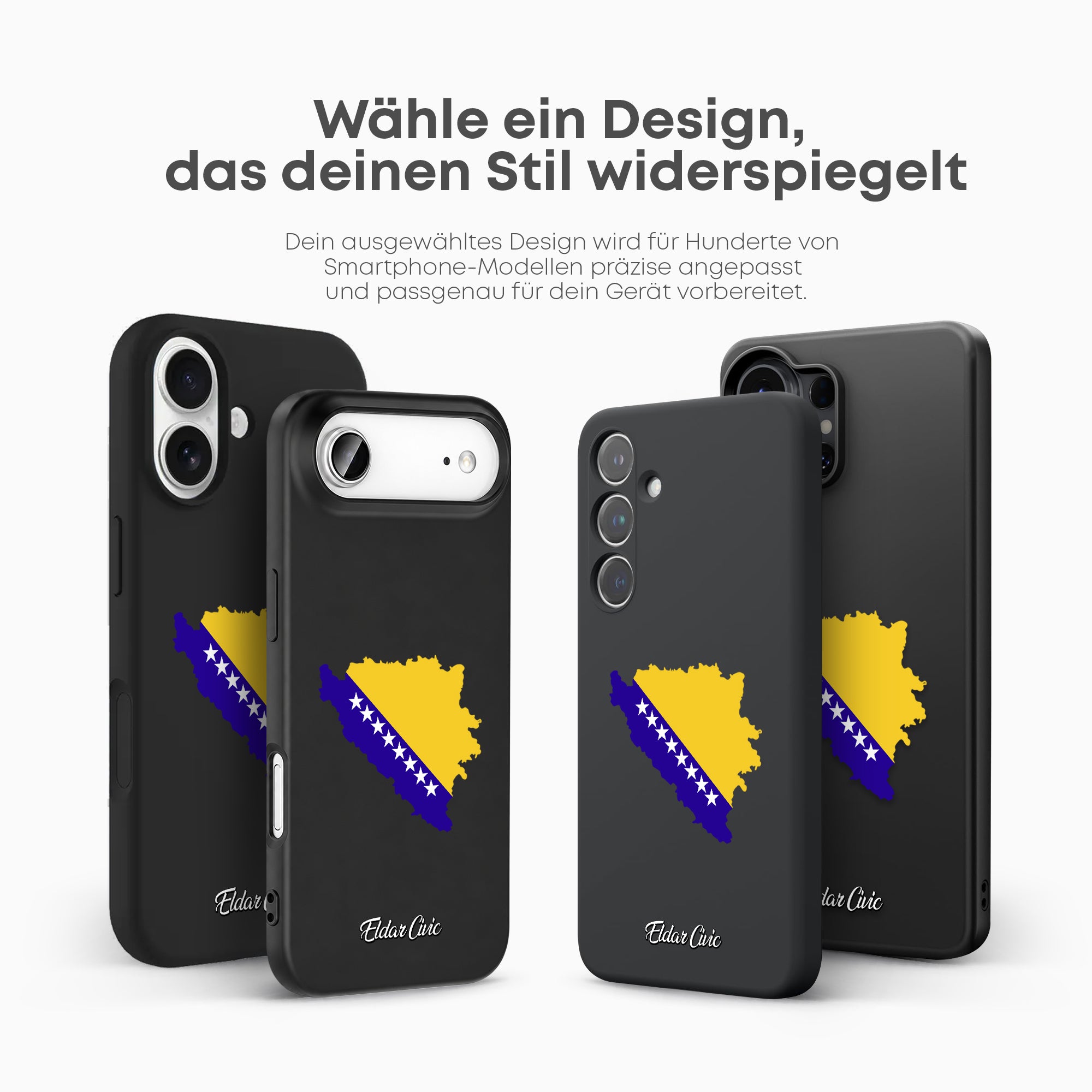 Handyhüllen mit Flagge - Bosnien - 1instaphone