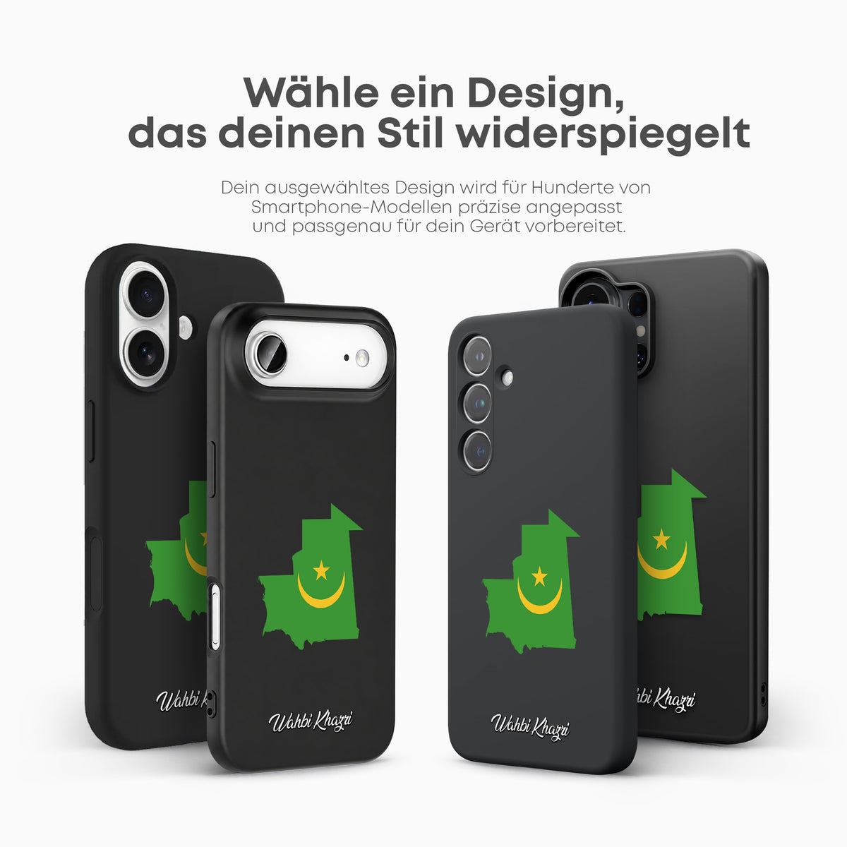 Handyhüllen mit Flagge - Mauretanien - 1instaphone