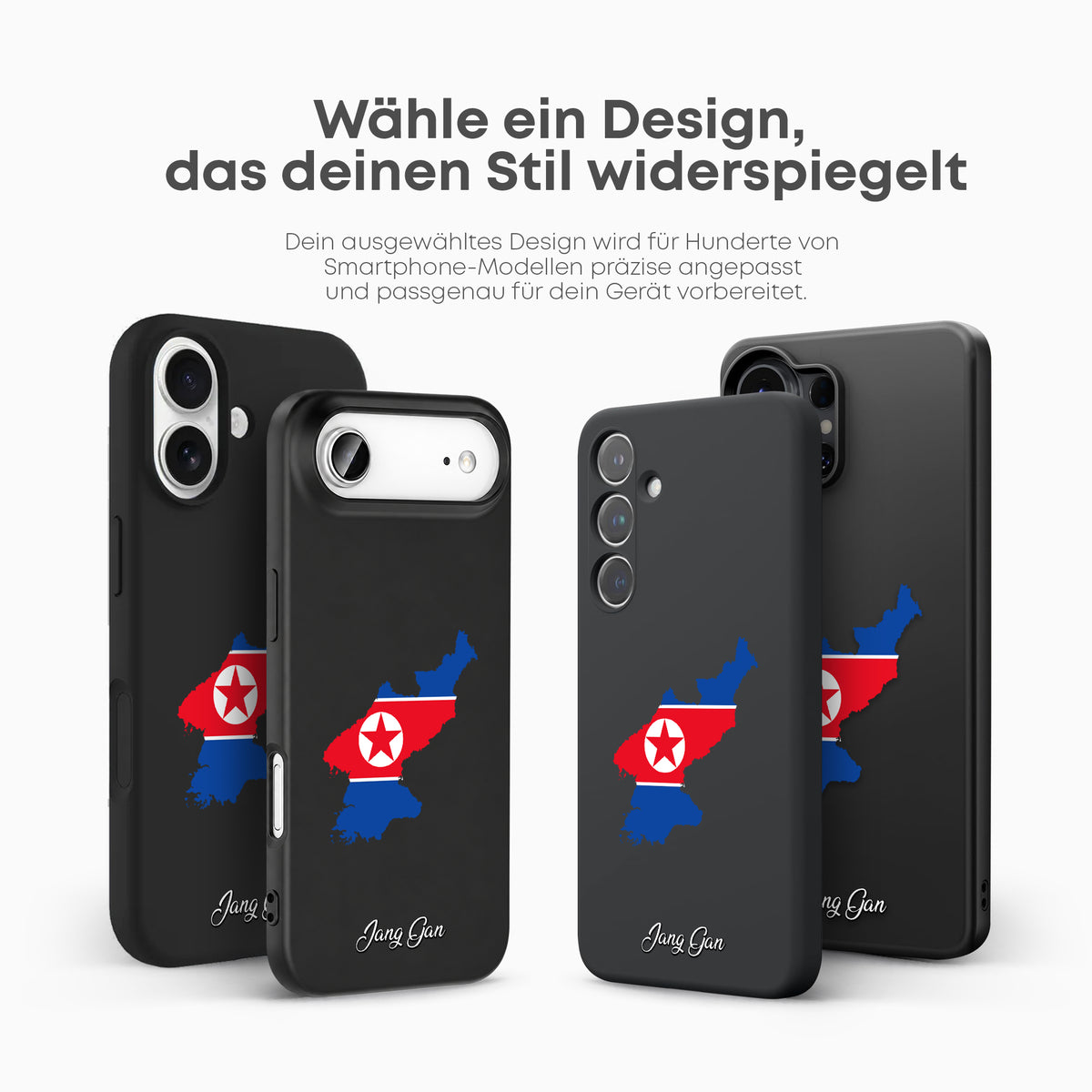 Handyhüllen mit Flagge - NORD KOREA - 1instaphone
