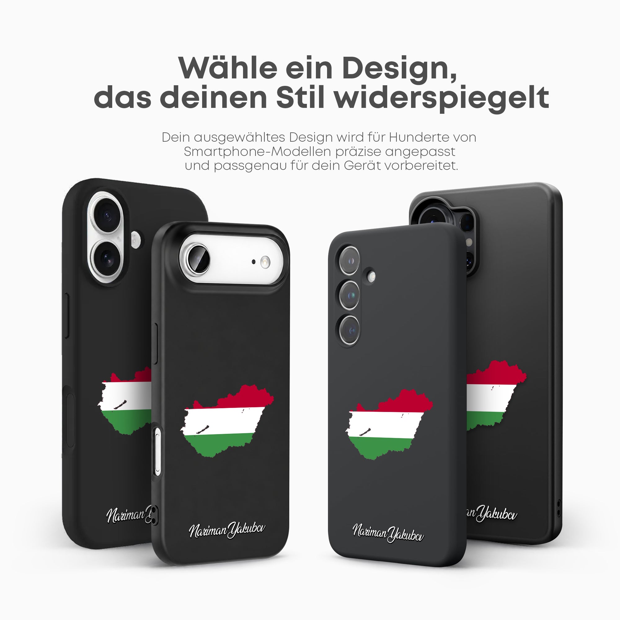 Handyhüllen mit Flagge - Ungarn - 1instaphone