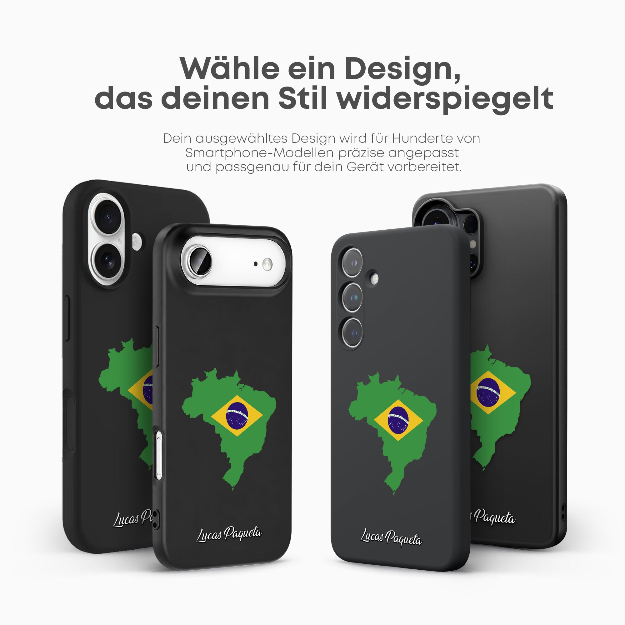 Handyhüllen mit Flagge - Brasilien - 1instaphone