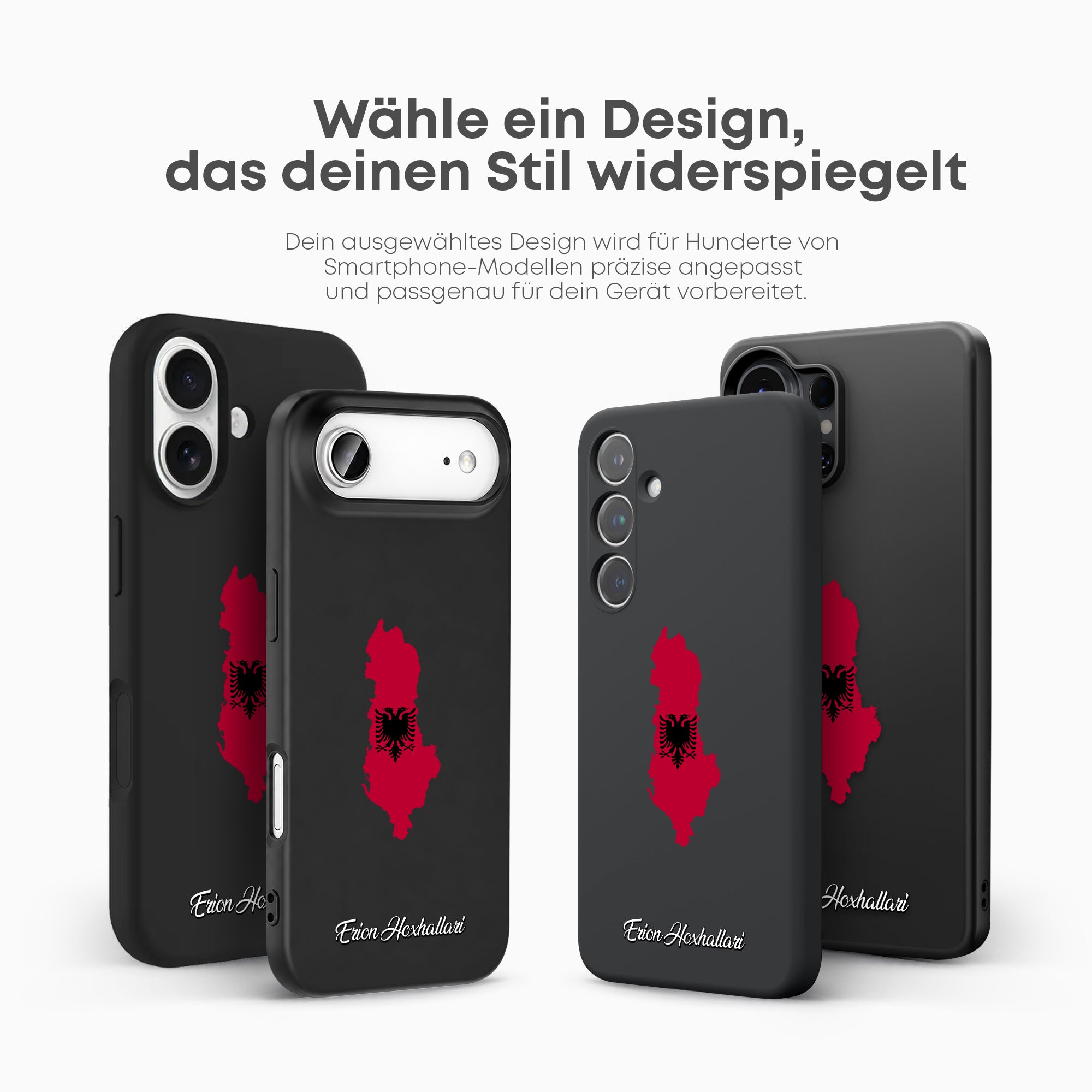 Handyhüllen mit Flagge - Albanien - 1instaphone