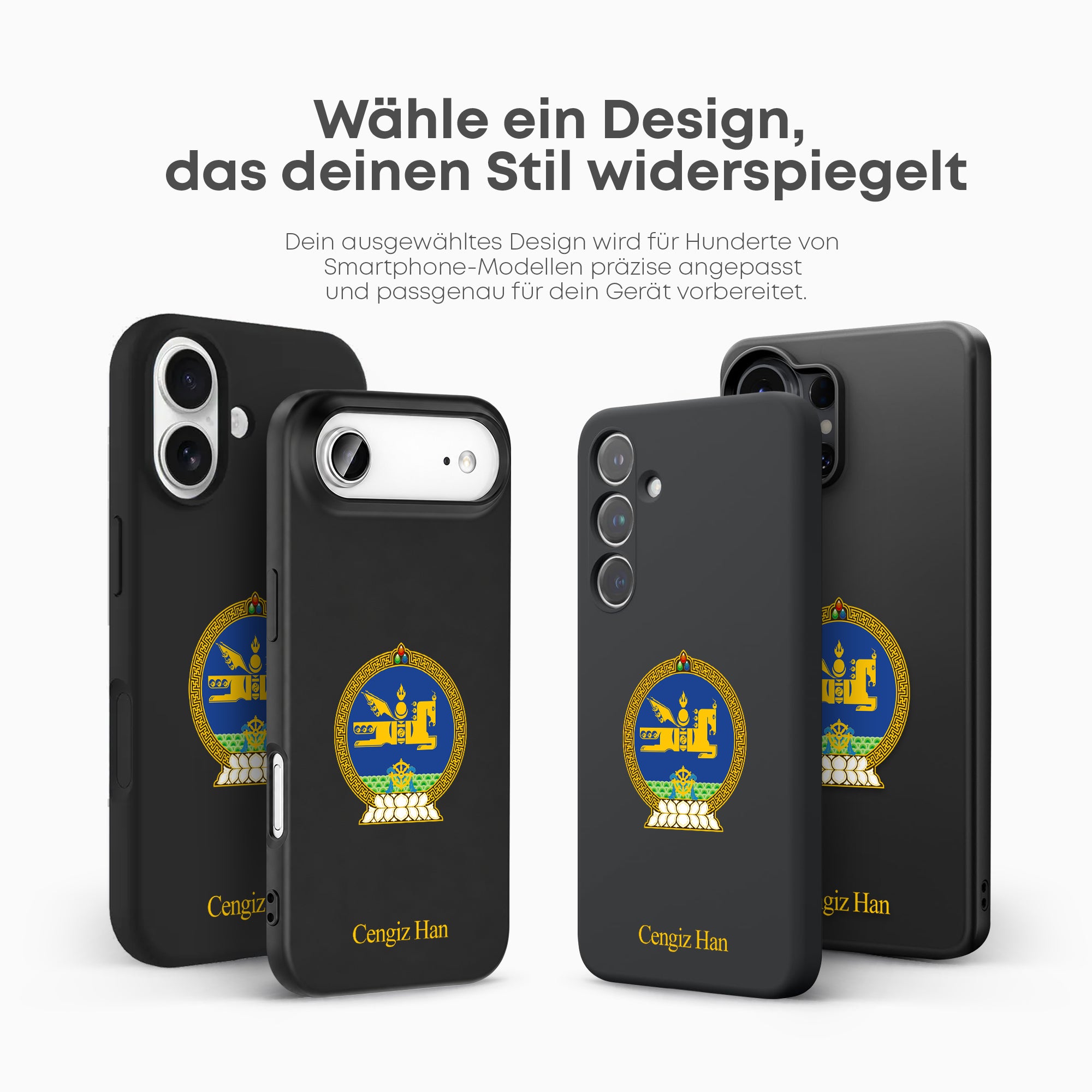 Handyhülle mit Emblem des Mongolischen Kaiserreichs - 1instaphone