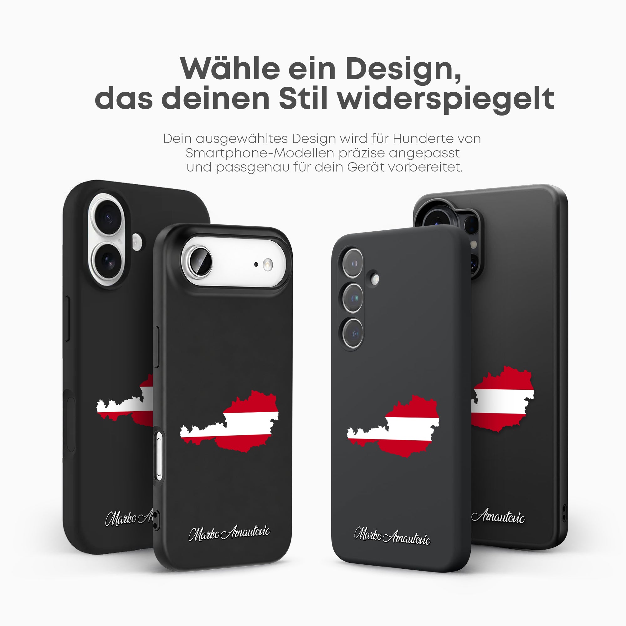 Handyhüllen mit Flagge - Österreich - 1instaphone