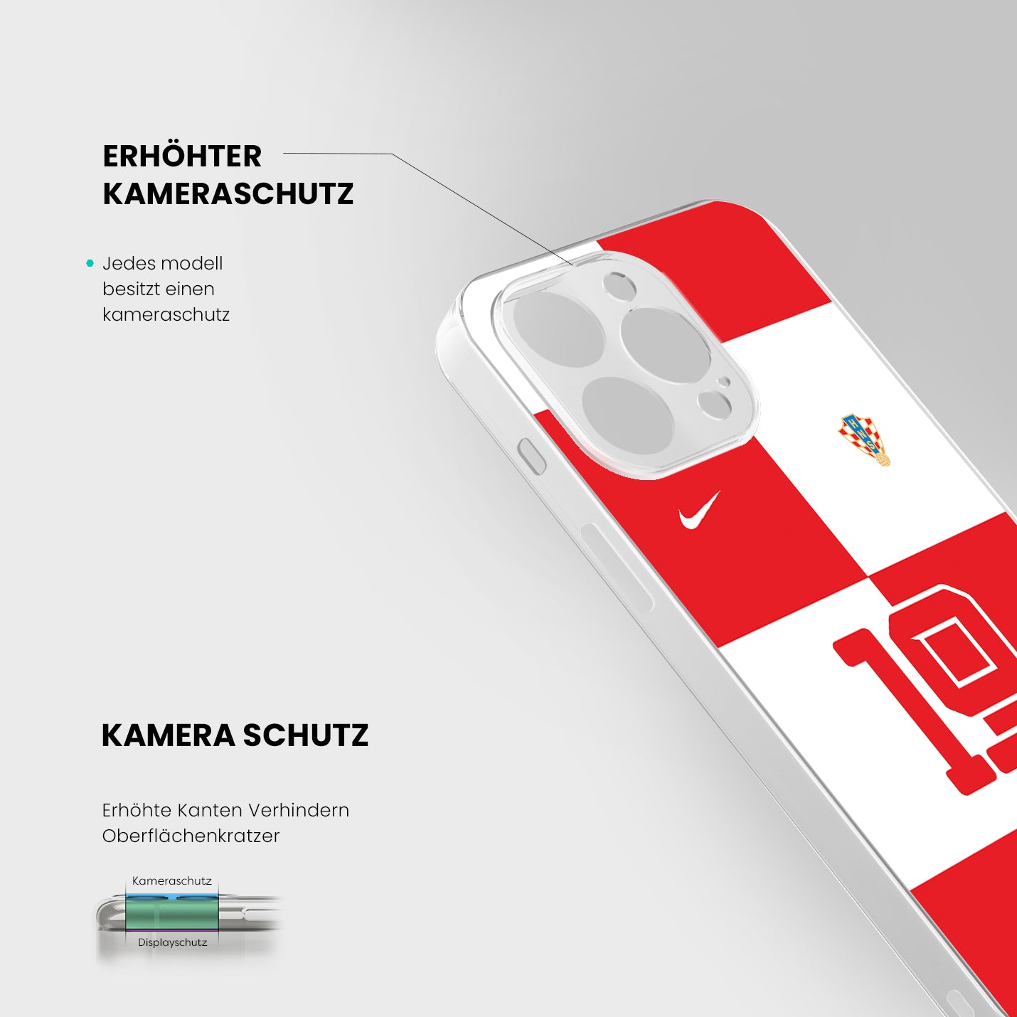Kroatien Handyhülle EM 2024 - 1instaphone