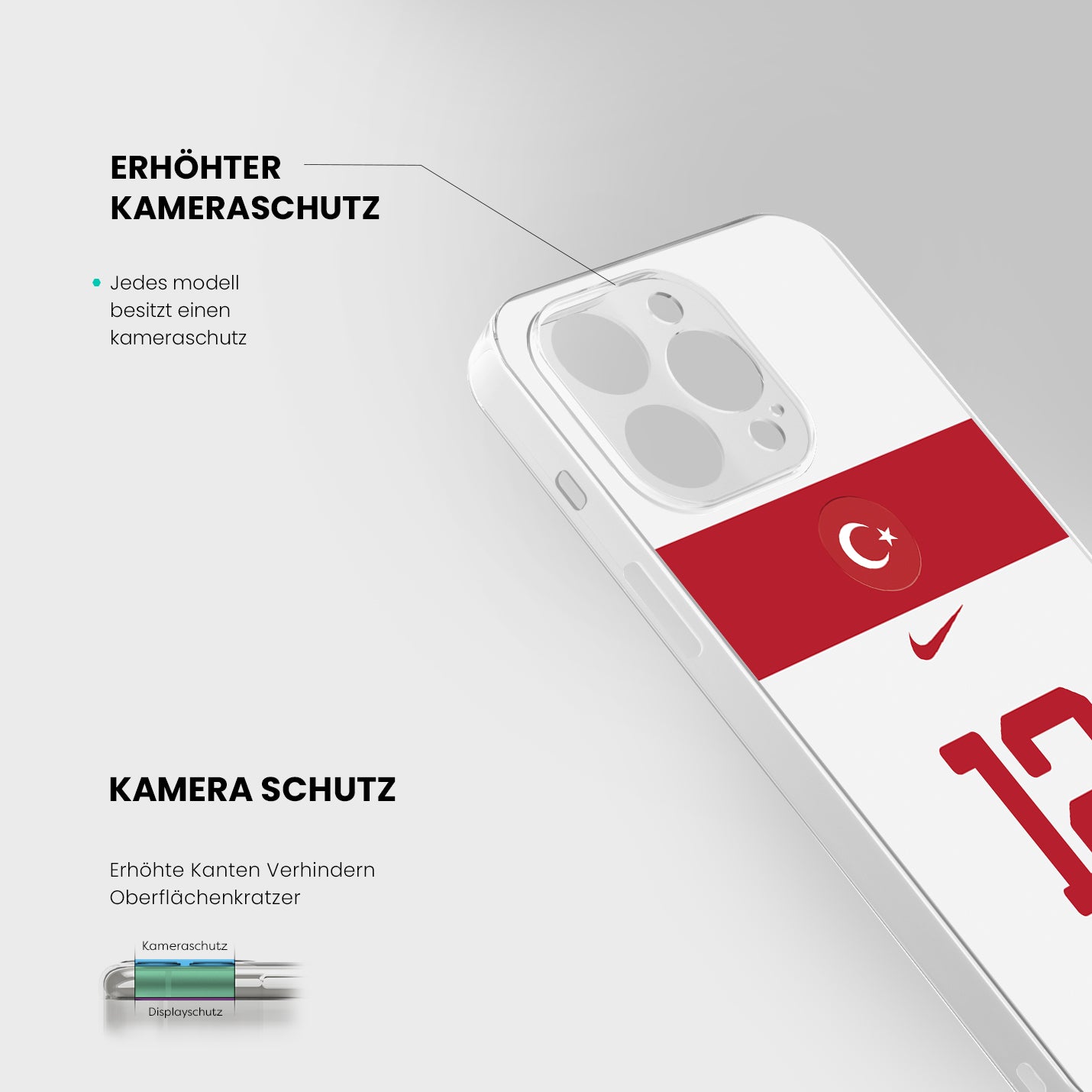 Türkei Handyhülle EM 2024 - 1instaphone