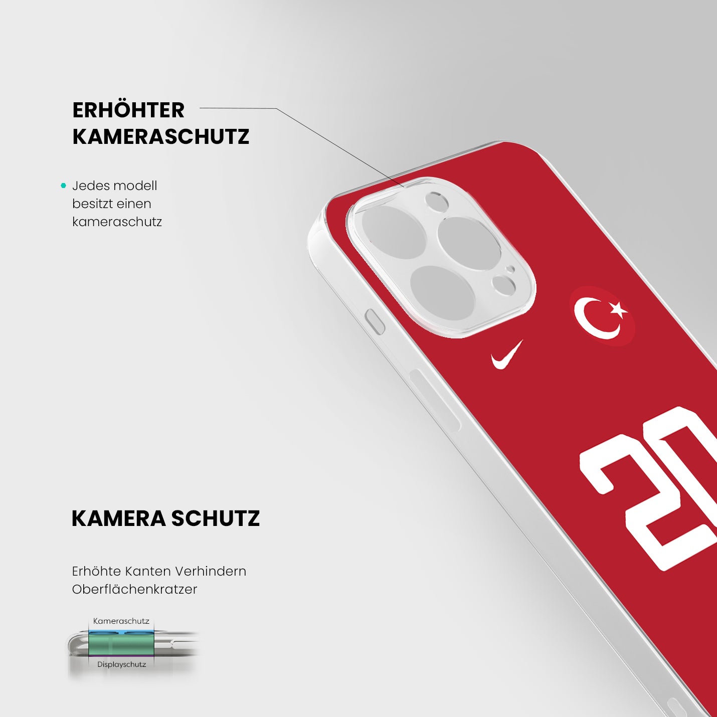Türkei Handyhülle EM 2024 - 1instaphone