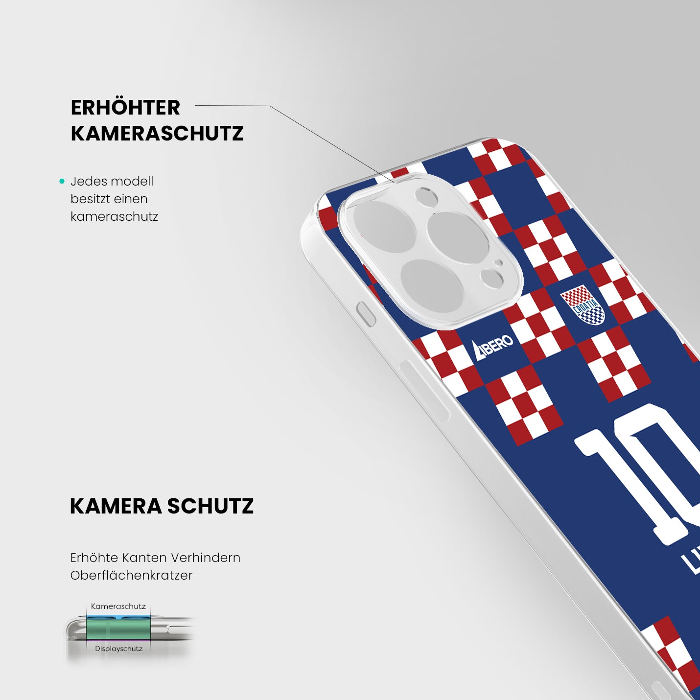 Kroatien Handyhülle EM 2024 - 1instaphone