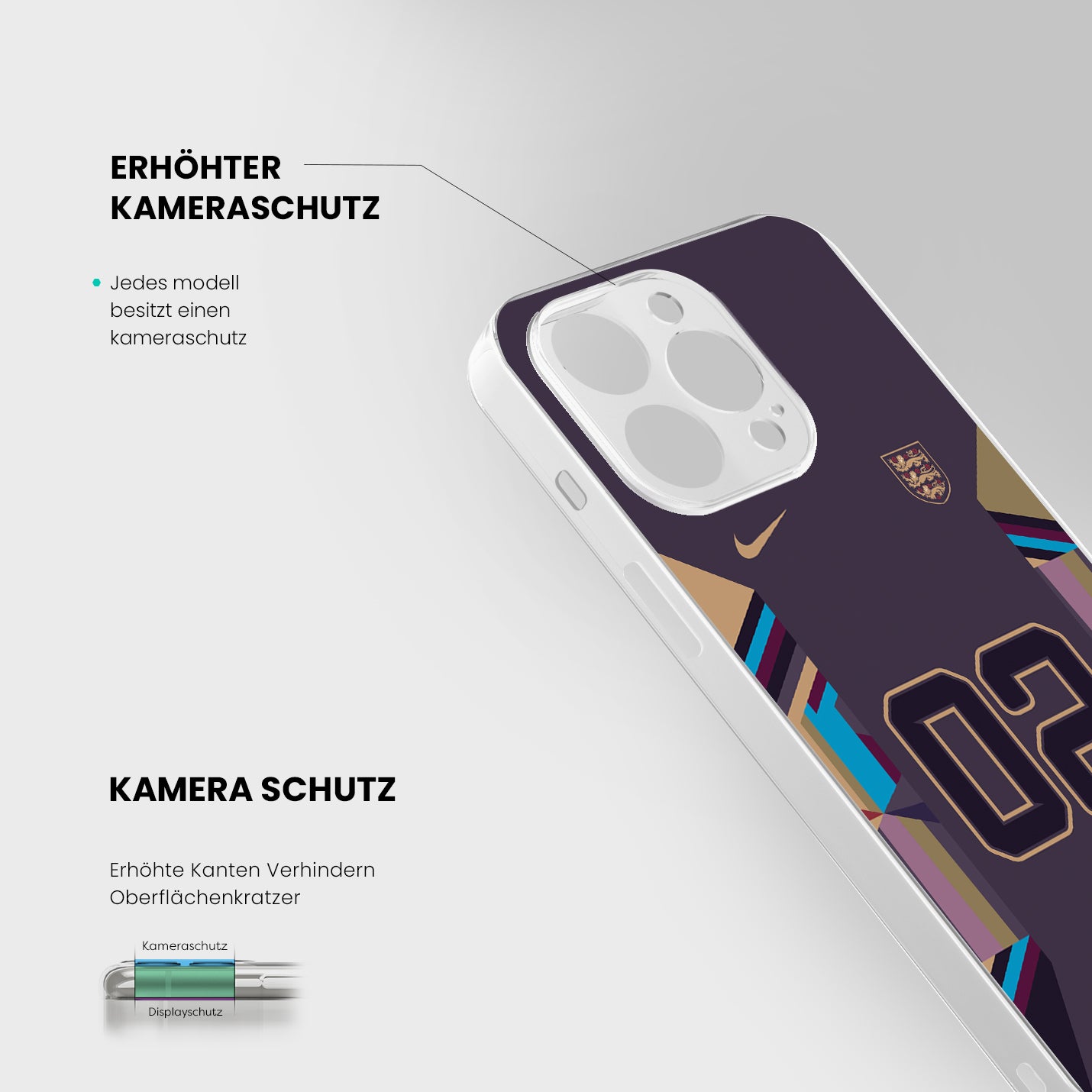 England Handyhülle EM 2024 - 1instaphone