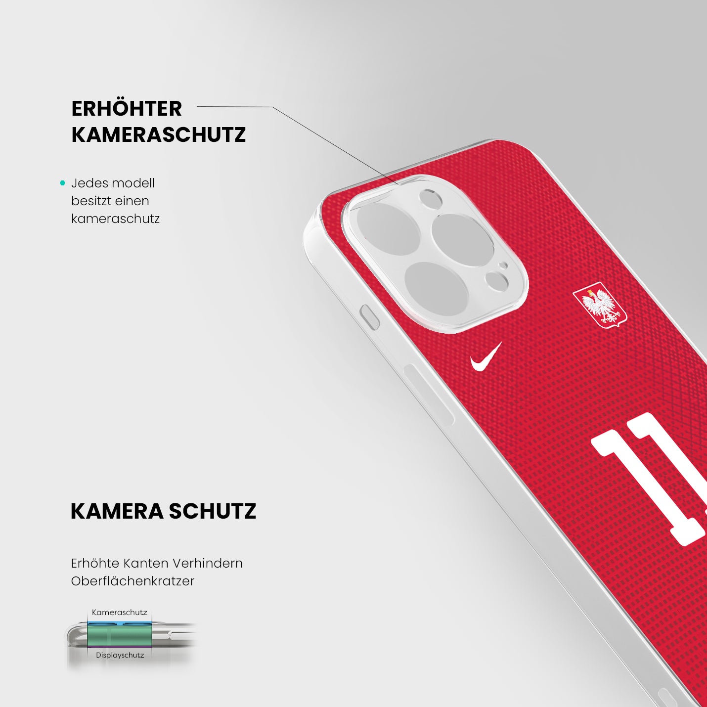 Polen Handyhülle EM 2024 - 1instaphone