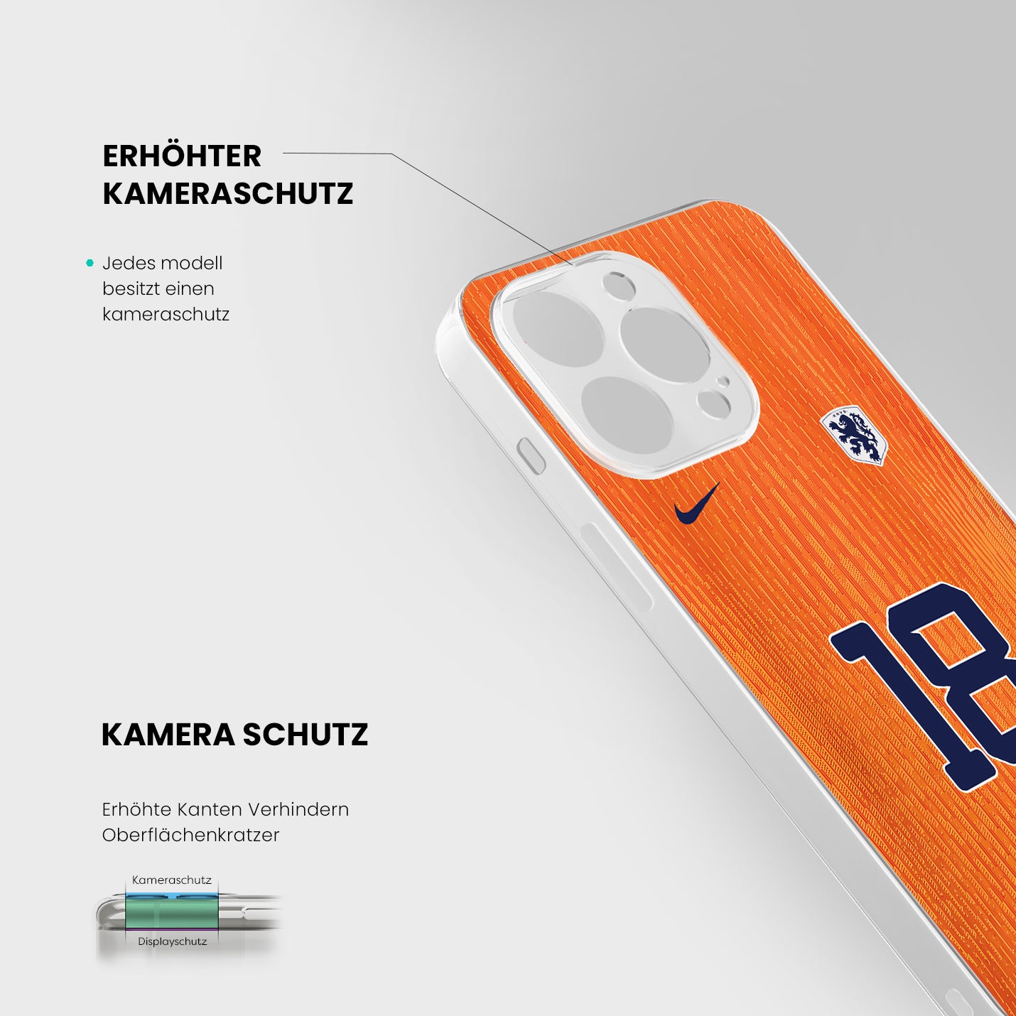 Niederlande Handyhülle EM 2024 - 1instaphone