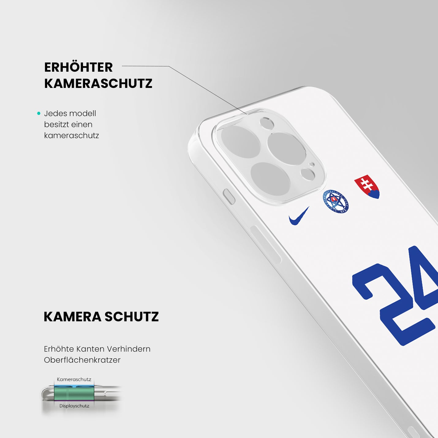 Slowakei Handyhülle EM 2024 - 1instaphone