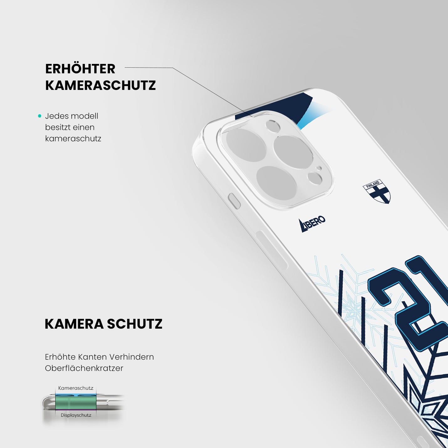 Finnland Handyhülle EM 2024 - 1instaphone