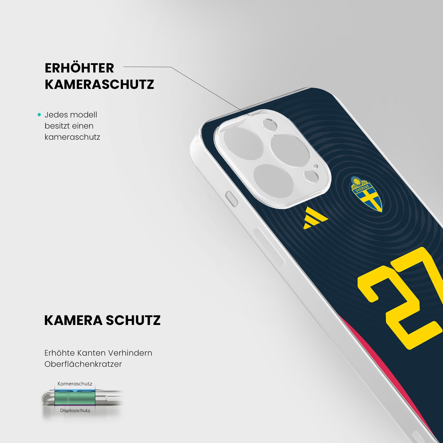 Schweden Handyhülle EM 2024 - 1instaphone