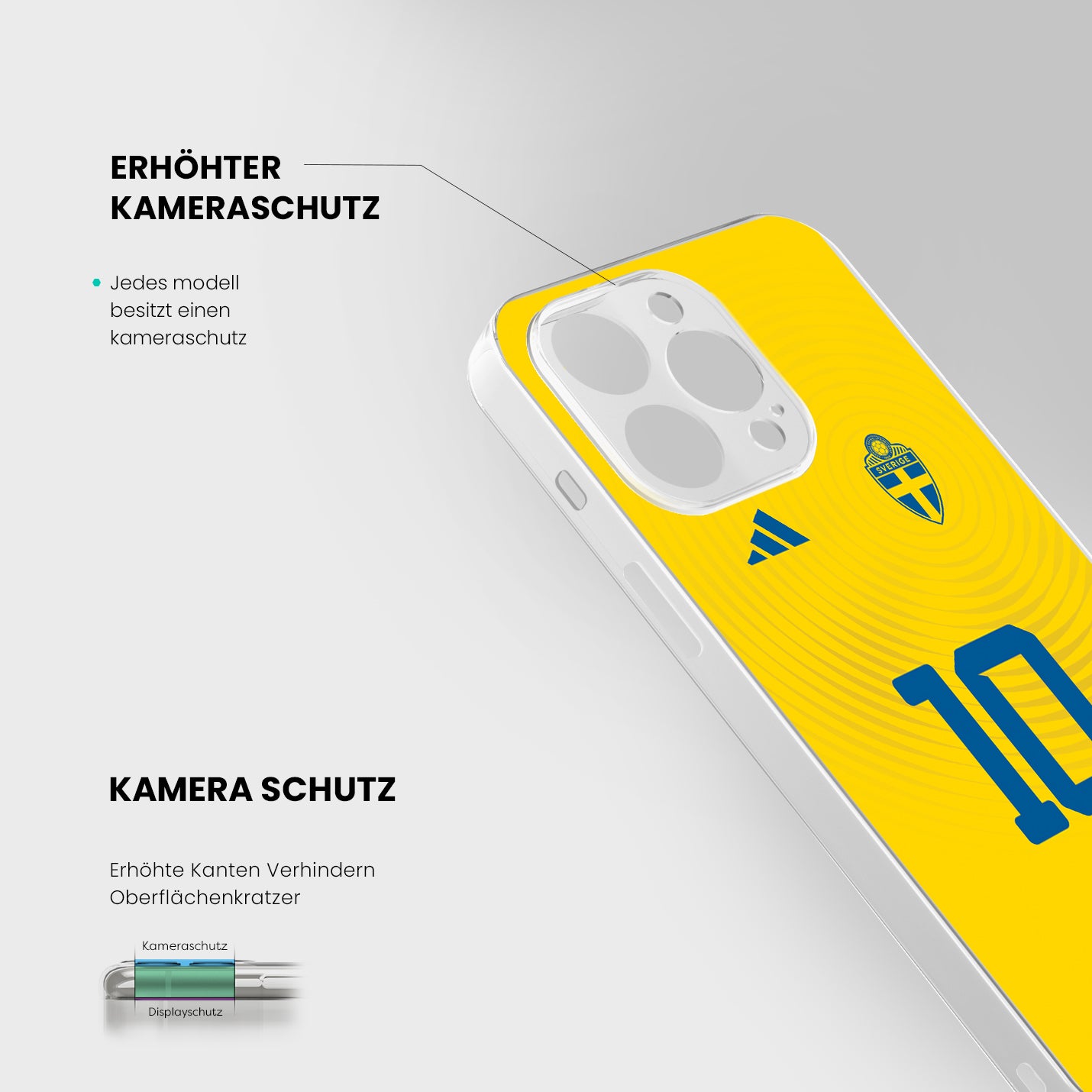 Schweden Handyhülle EM 2024 - 1instaphone