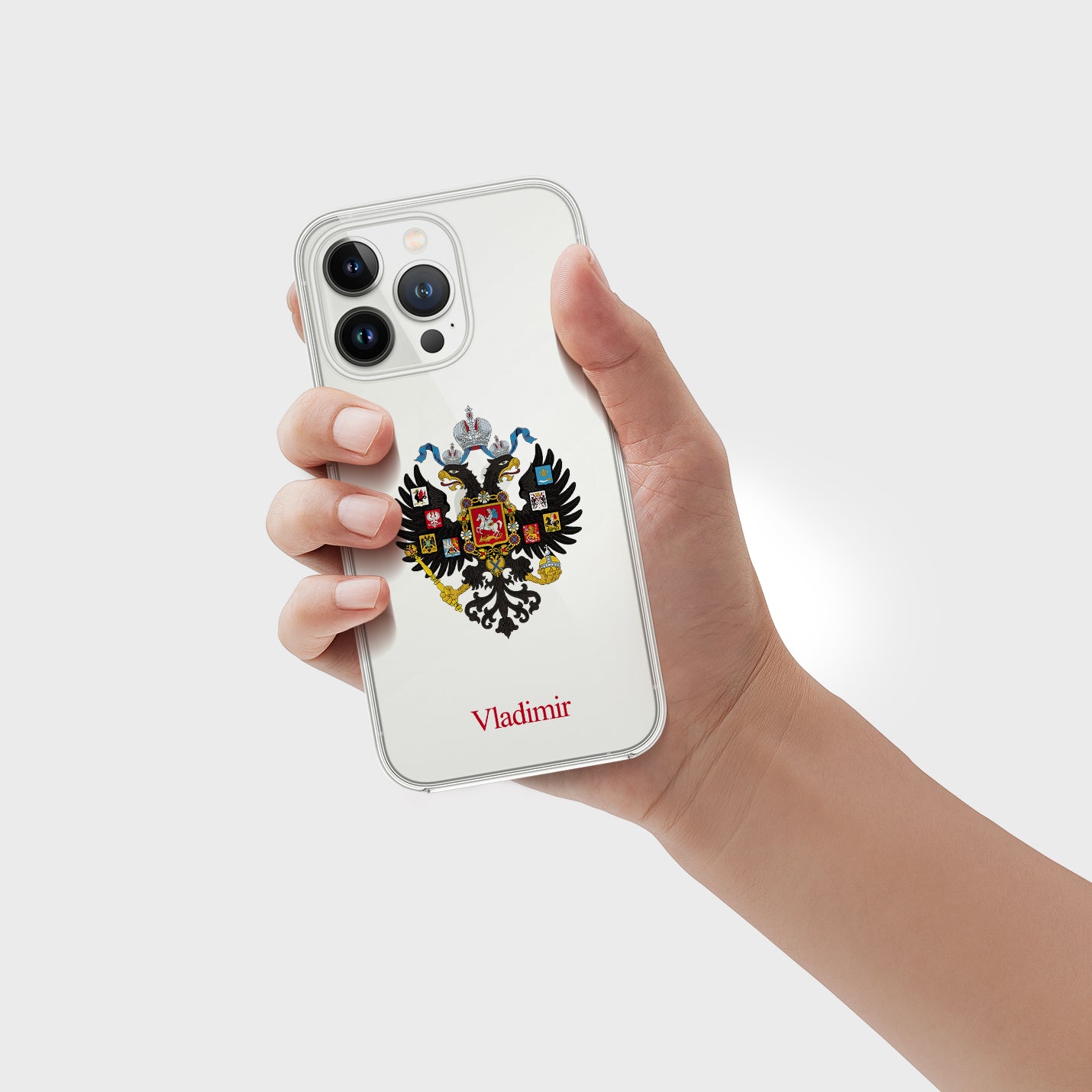 Personalisierte Russisches Imperium Handyhülle mit Namen - 1instaphone