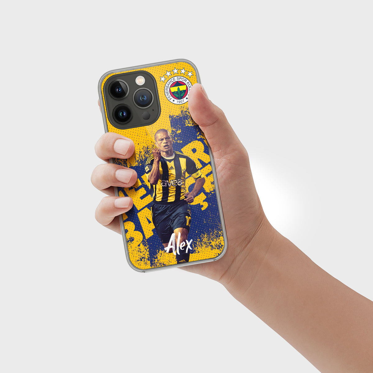 Fenerbahce Hülle mit Wunschname ALEX - 1instaphone
