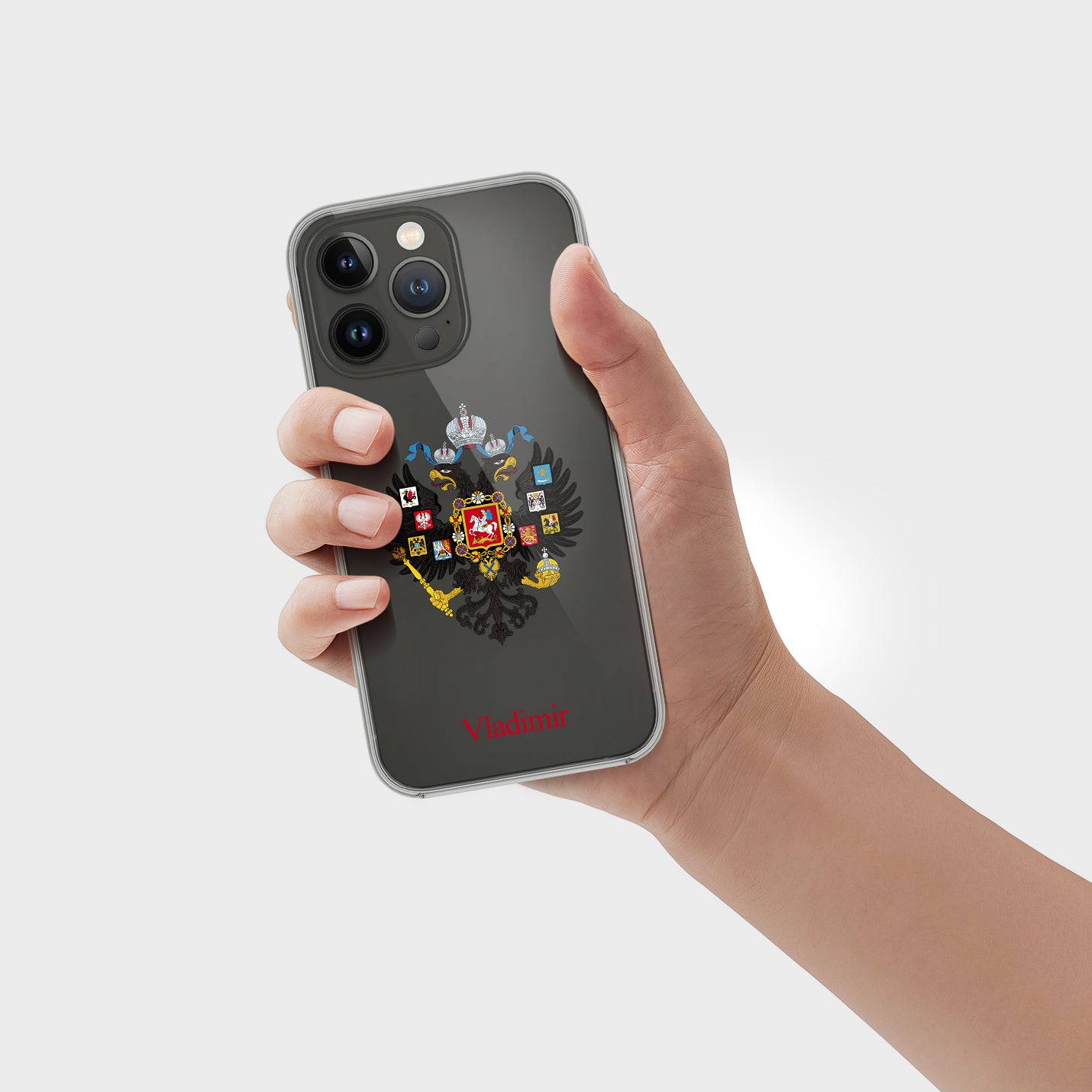 Personalisierte Russisches Imperium Handyhülle mit Namen - 1instaphone