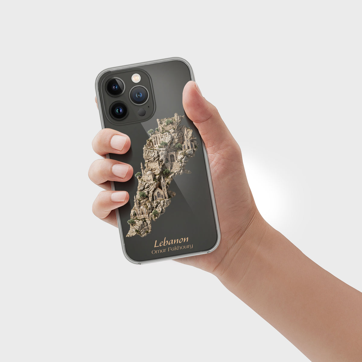 Lebanon Karte – Islamisches Kunst Design - 1instaphone