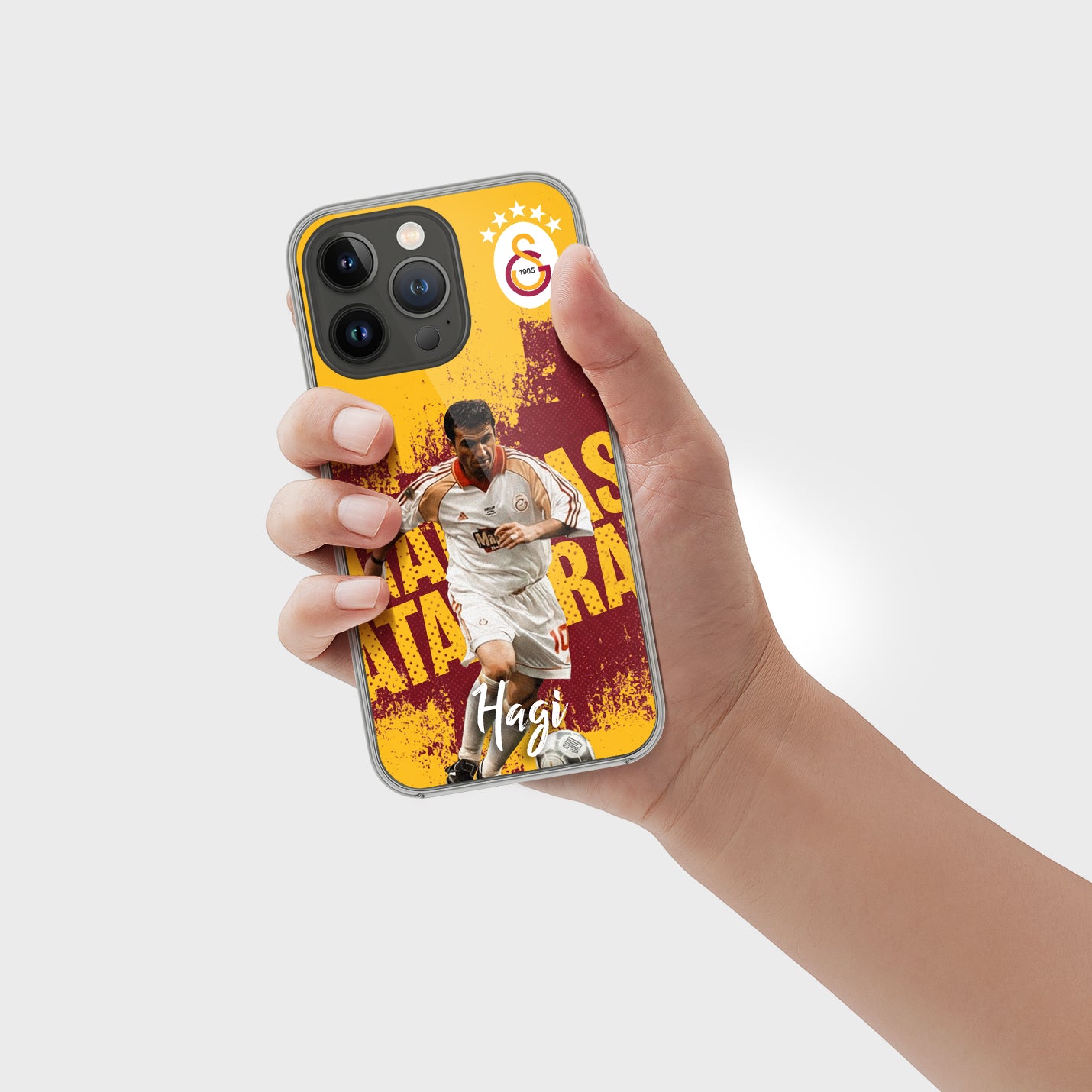 Personalisierte Galatasaray Handyhülle - Şampiyon 2025 Streifen Gold Rot Logo (Kopya) (Kopya) (Kopya) (Kopya) (Kopya) (Kopya) - 1instaphone