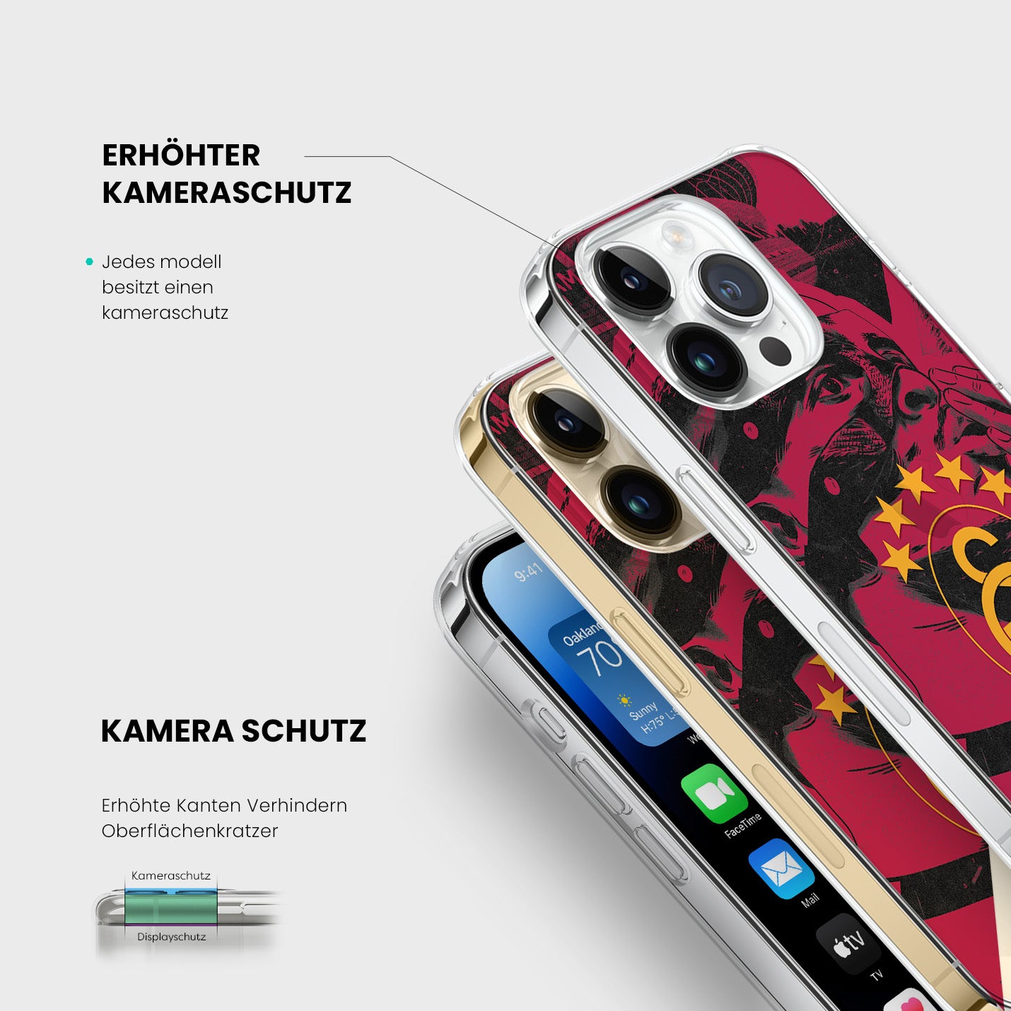 Personalisierte Galatasaray Handyhülle - Şampiyon 2025 Osimhen - 1instaphone
