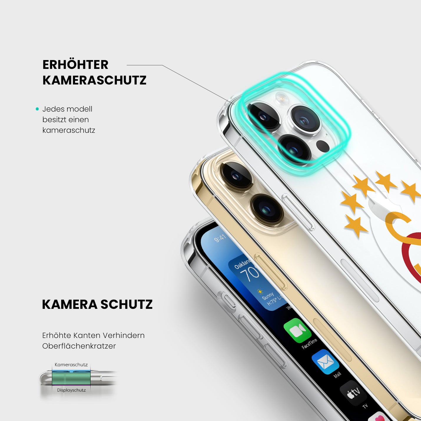Galatasaray Hülle mit Wunschname - 1instaphone