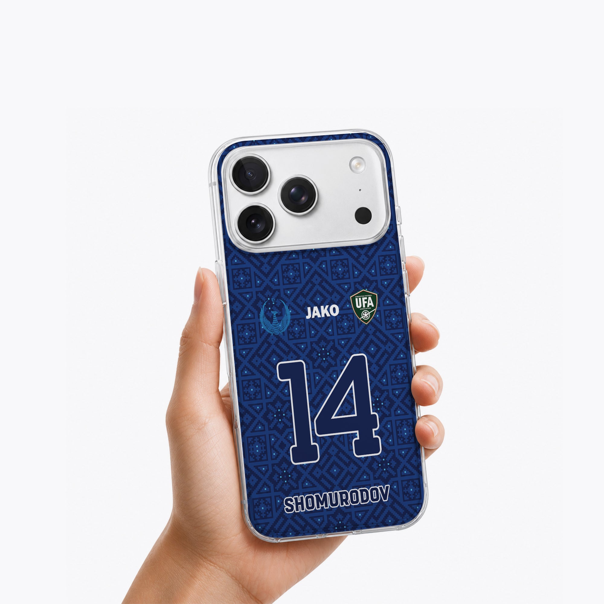 Uzbekistan 2026 Handyhülle – Name & Nummer - 1instaphone