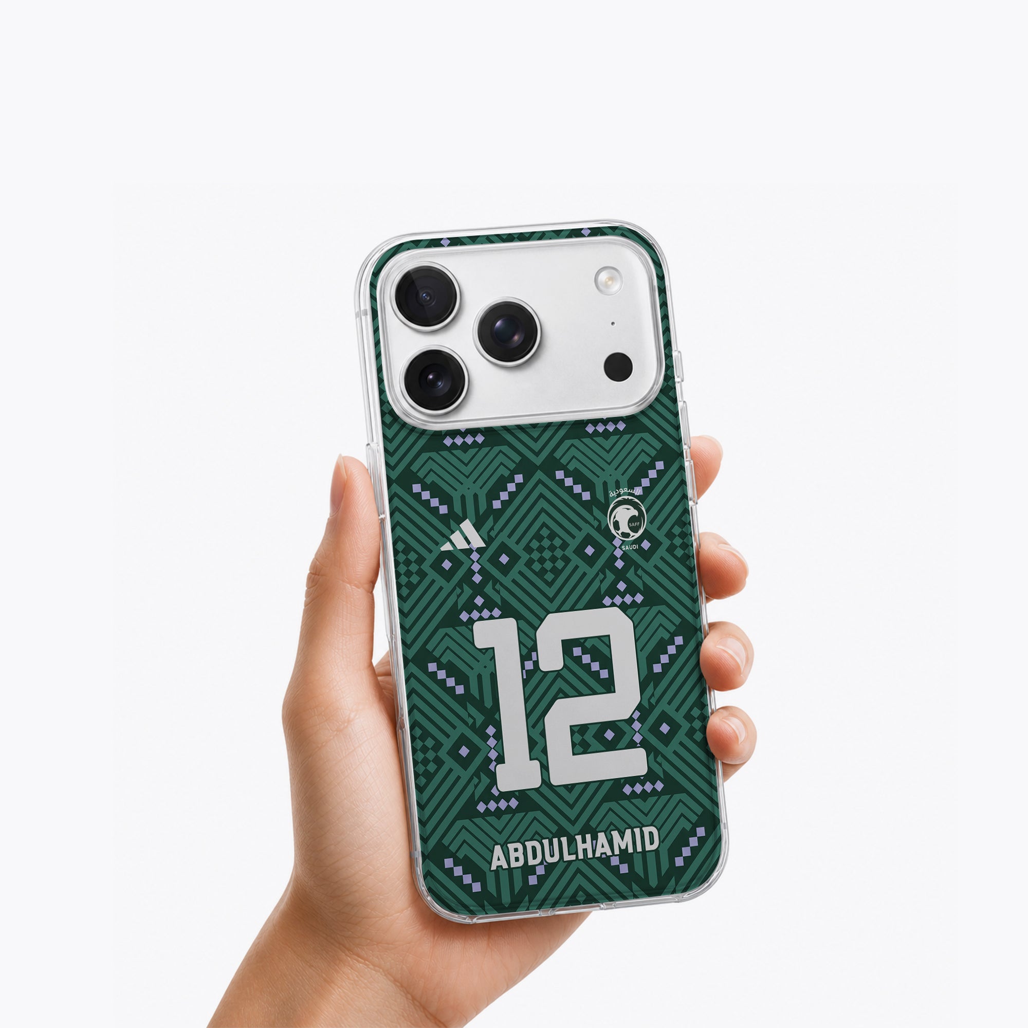 Saudi Arabia 2026 Handyhülle – Name & Nummer - 1instaphone