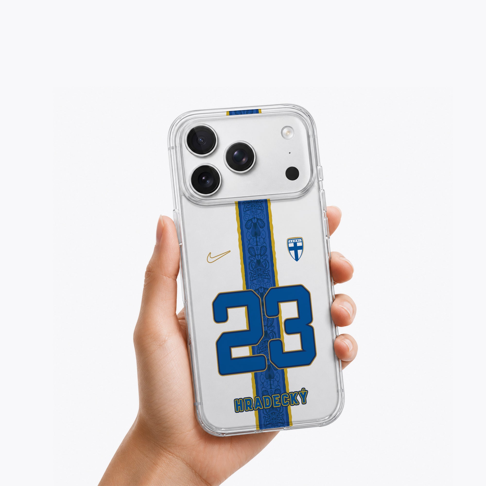 Finland WM 2026 Handyhülle – Name & Nummer - 1instaphone