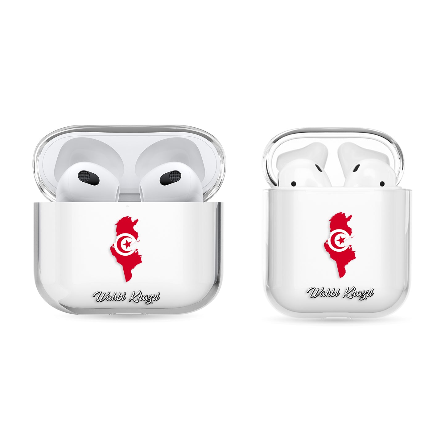 Airpods Hülle - Tunesien Flagge - 1instaphone