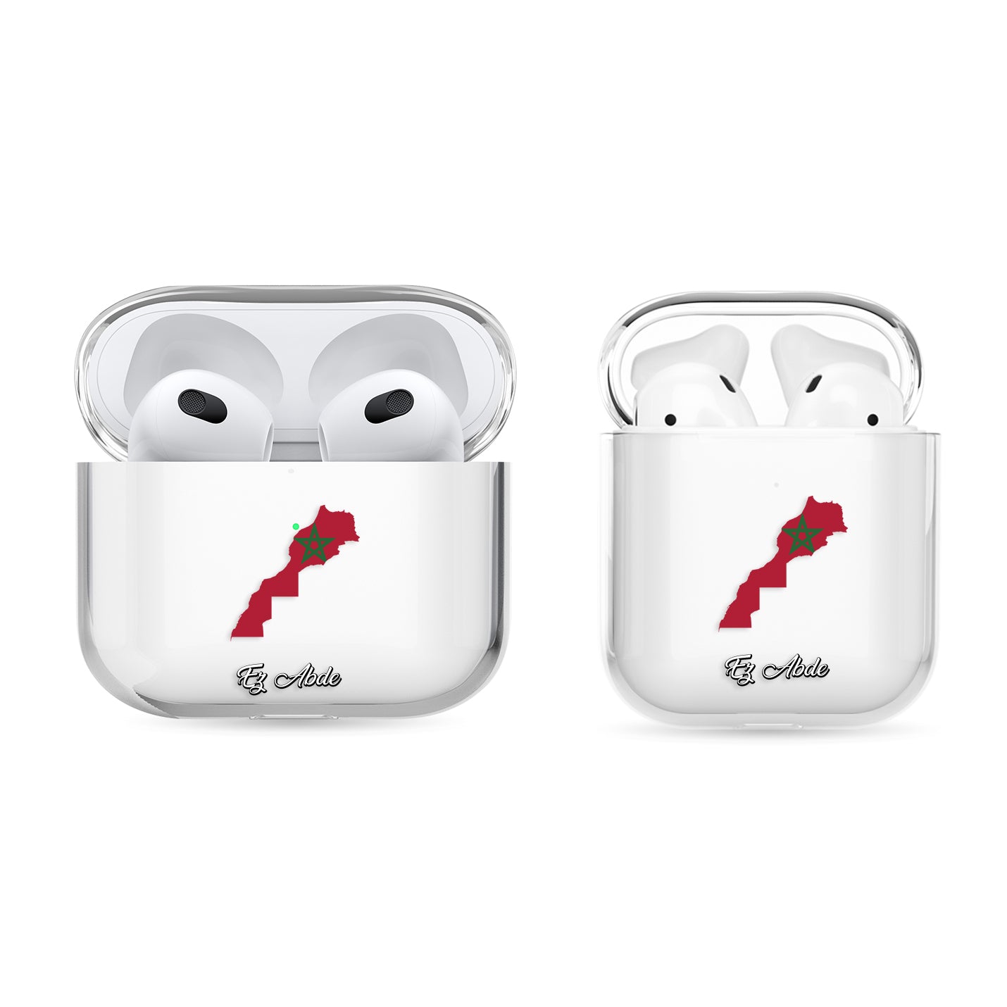 Airpods Hülle - Marokko Flagge - 1instaphone