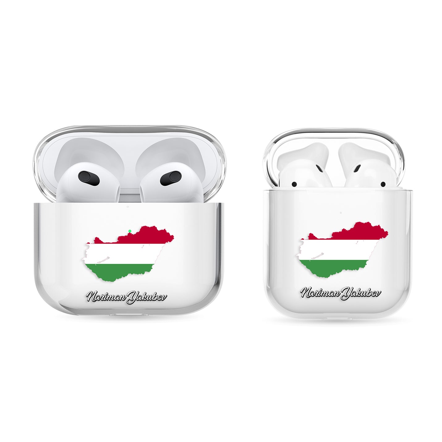 Airpods Hülle - Ungarn Flagge - 1instaphone