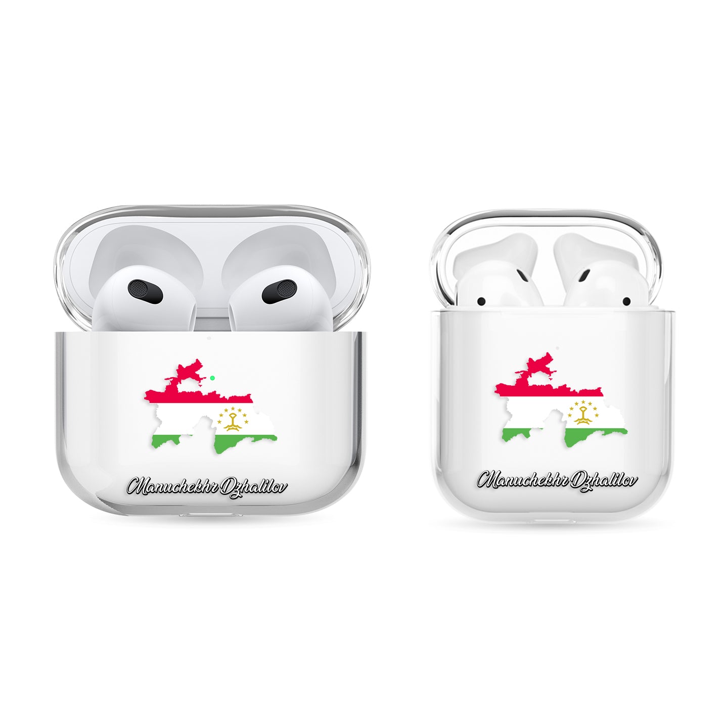 Airpods Hülle - Tadschikistan Flagge - 1instaphone