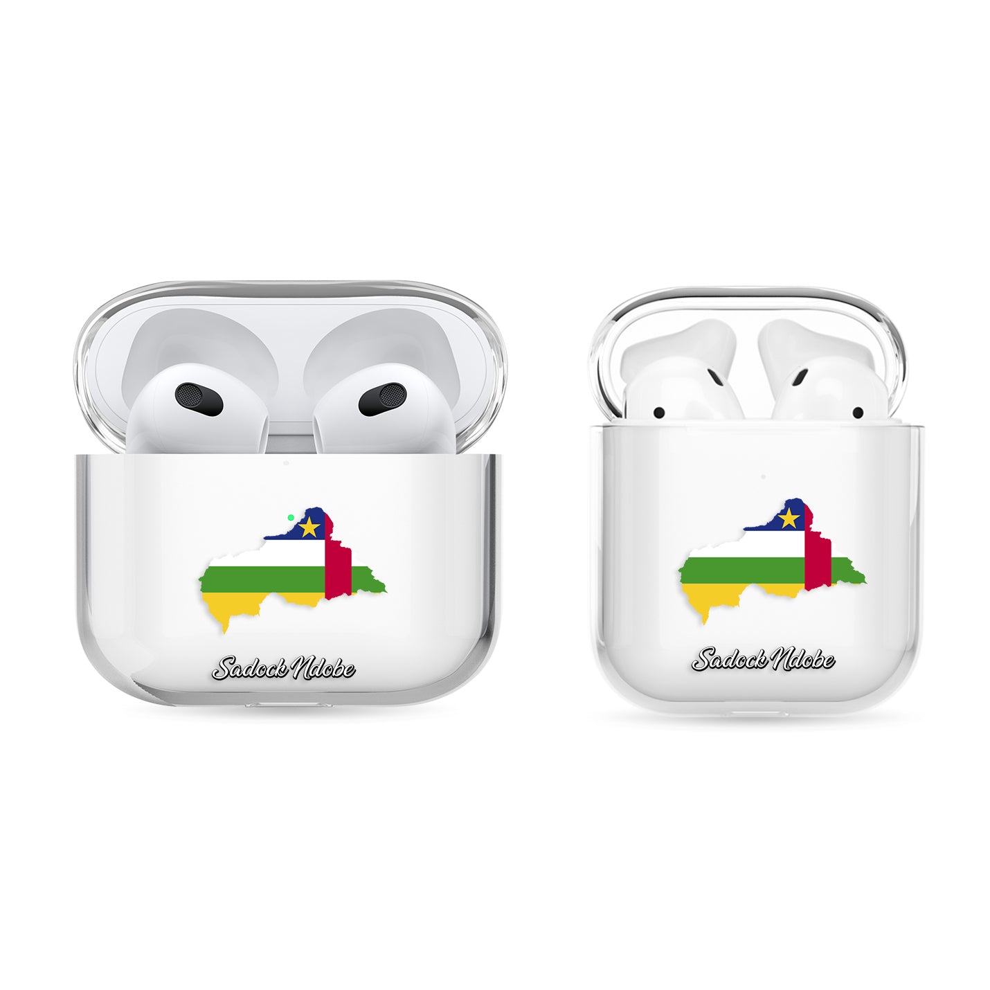 Airpods Hülle - Zentralafrikanische Republik Flagge - 1instaphone