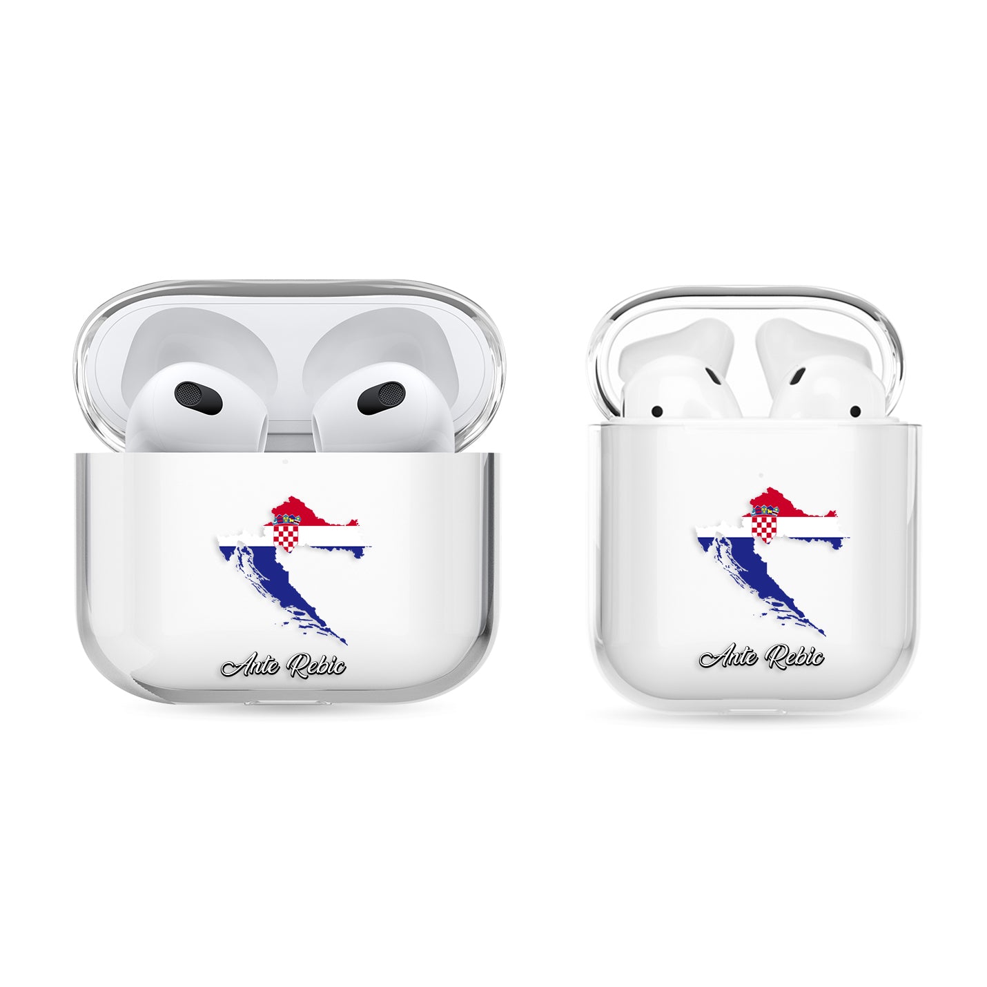 Airpods Hülle - Kroatien Flagge - 1instaphone